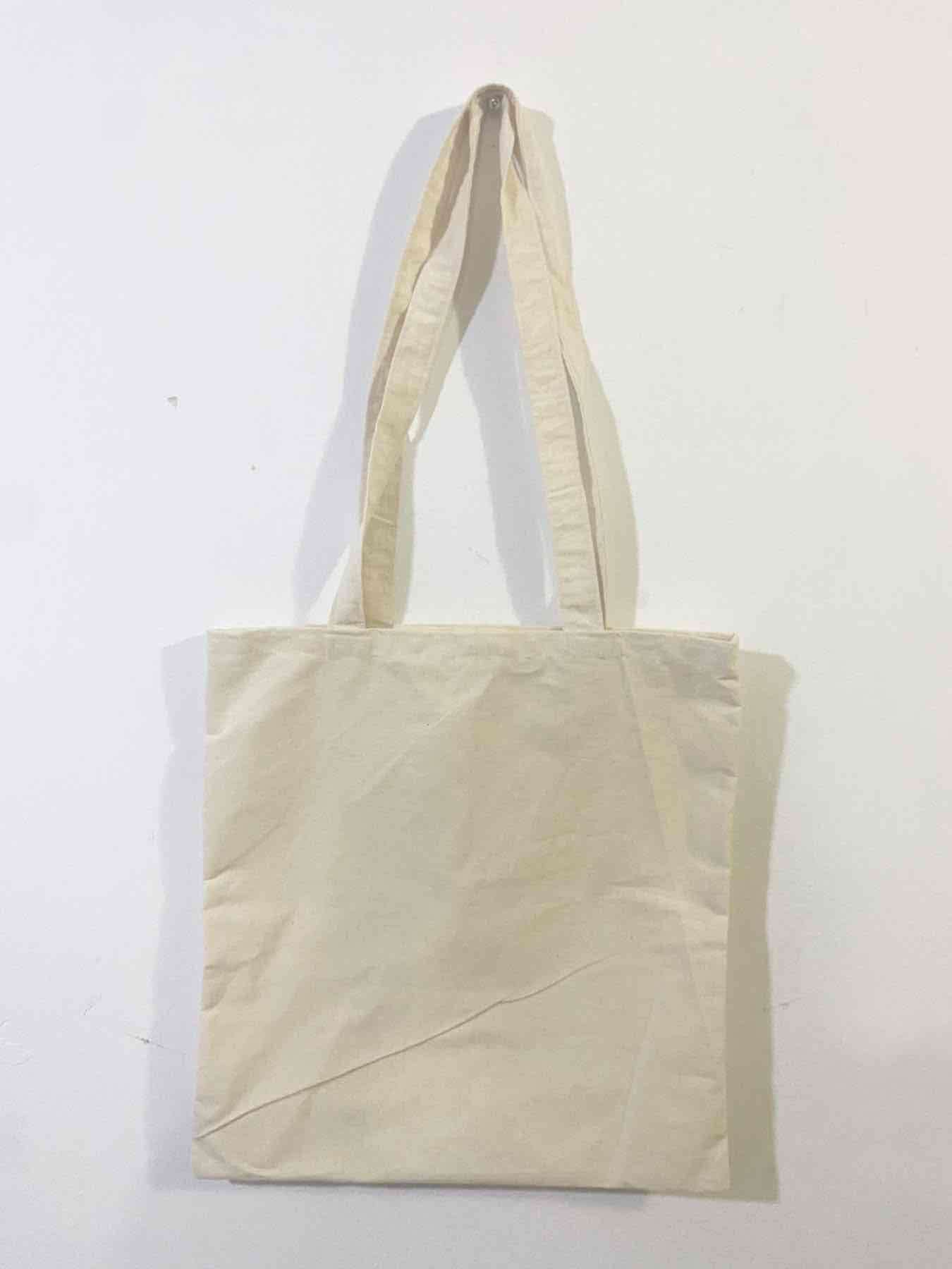 Bolsa tote de tela beige
