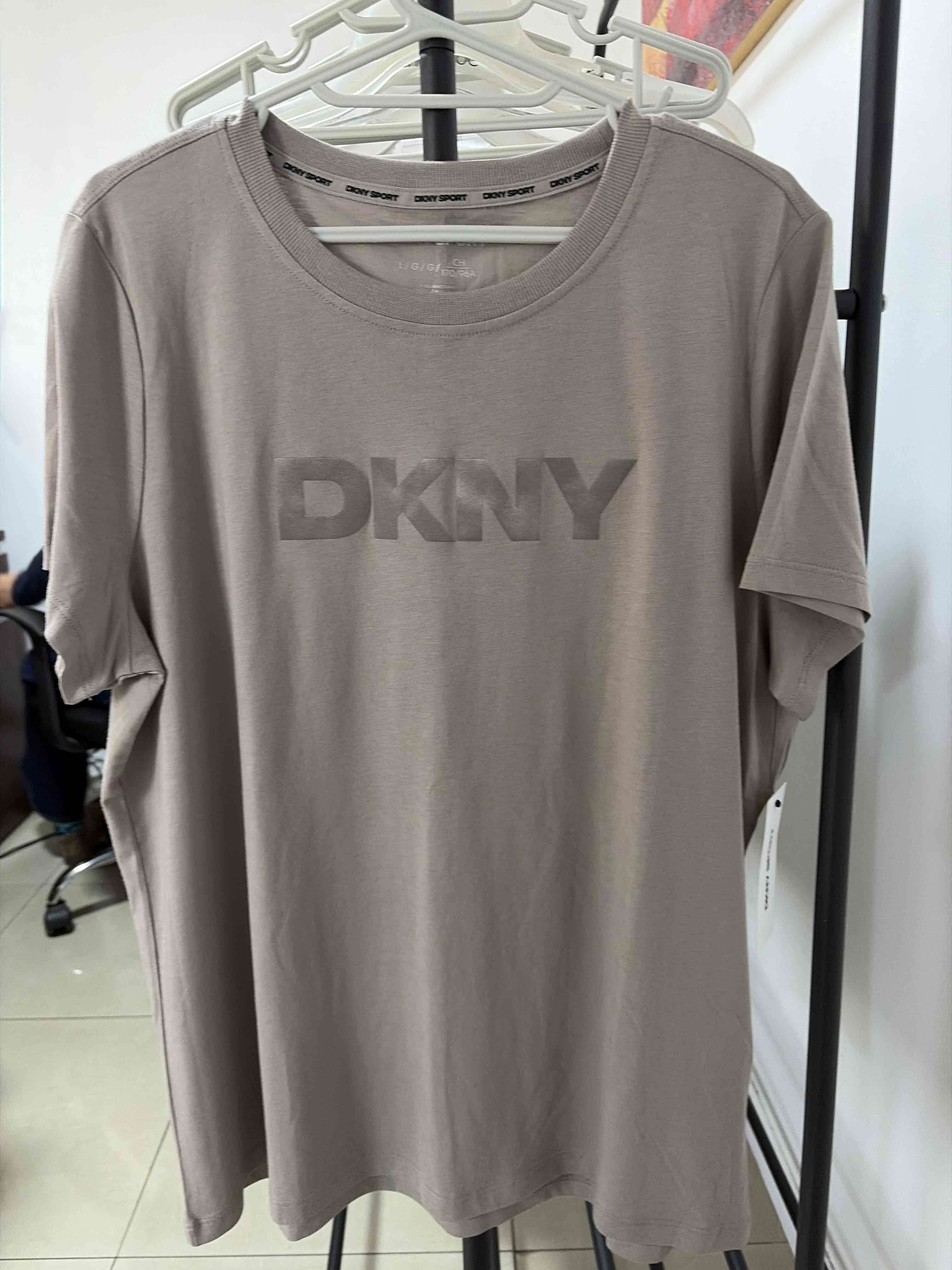 Polera DKNY gris claro