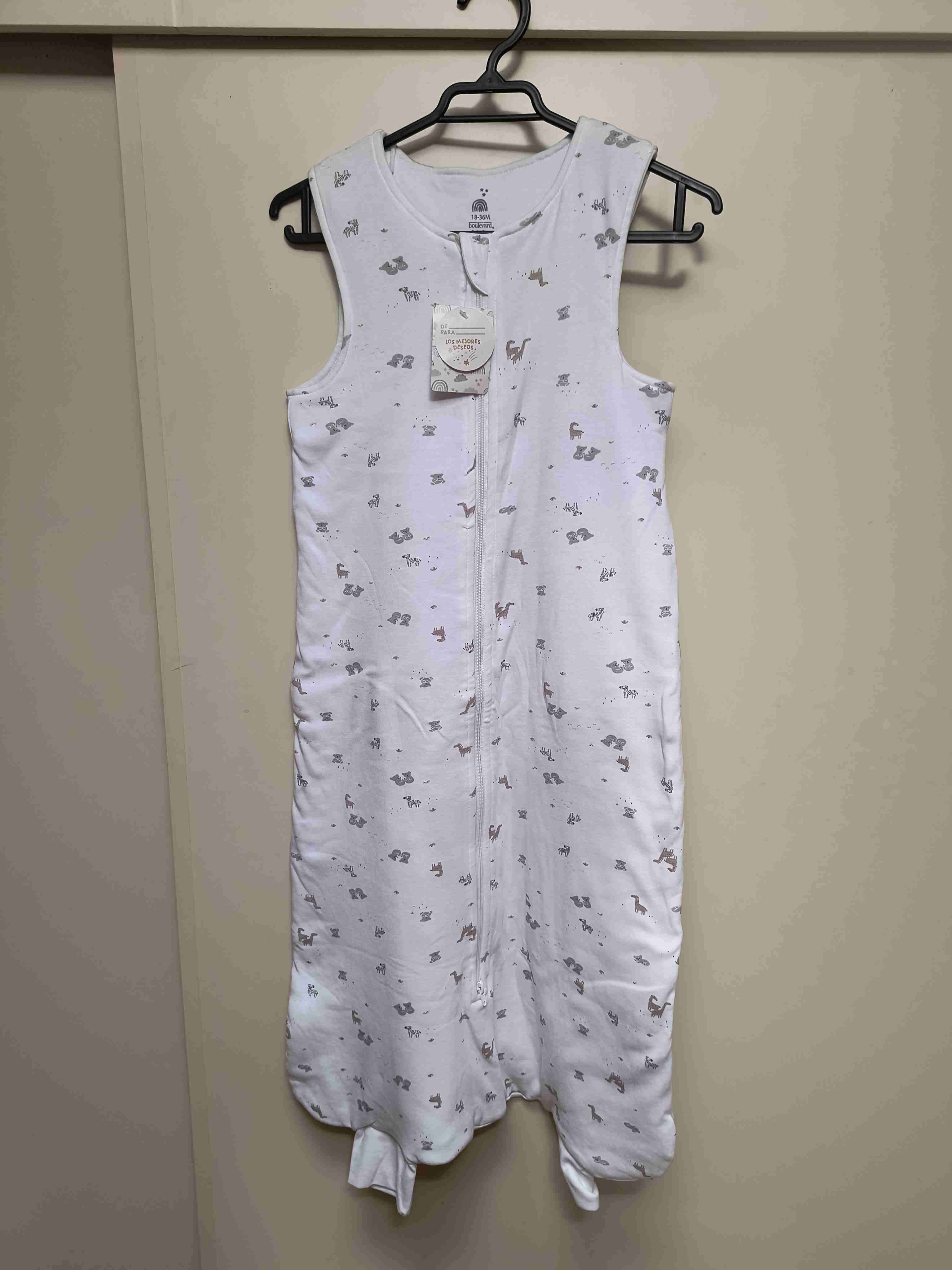 Saco de dormir para bebé blanco