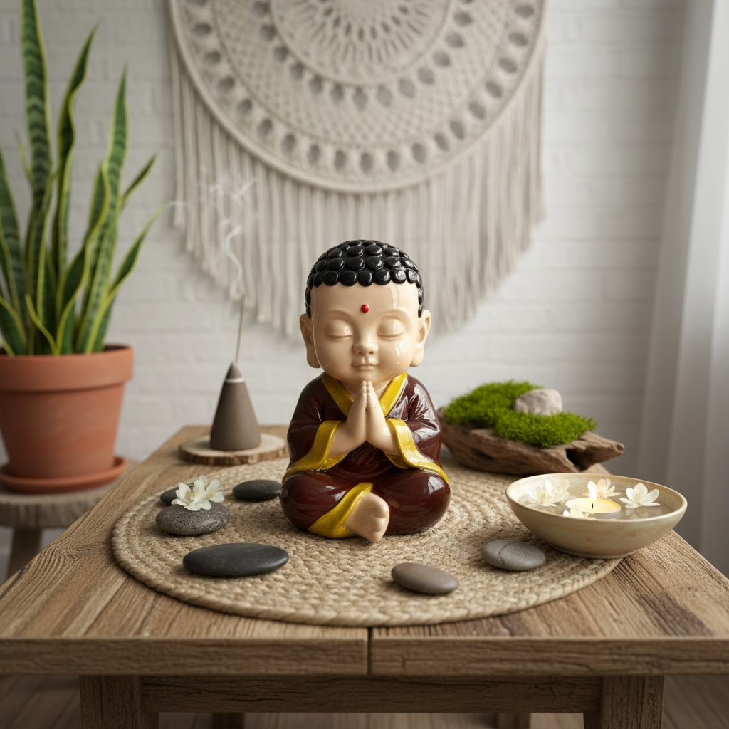 Figura decorativa Buda en PLA - miniatura 2
