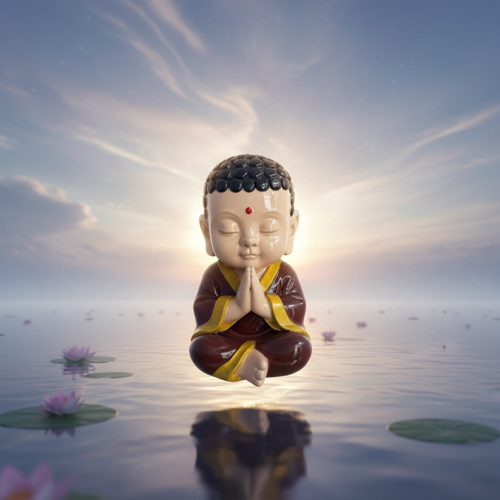 Figura decorativa Buda en PLA - miniatura 5