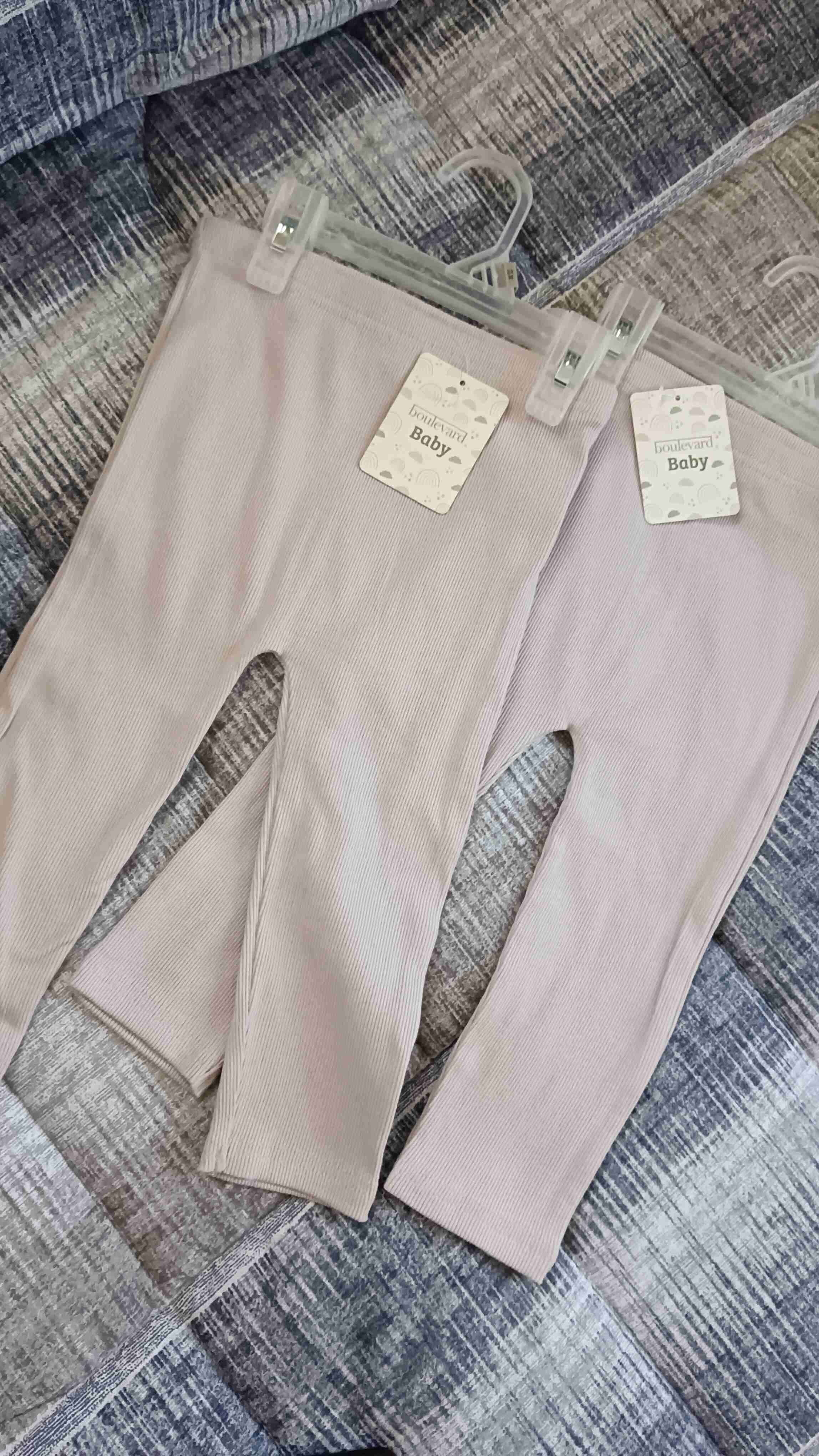 Pantalones bebé color lila