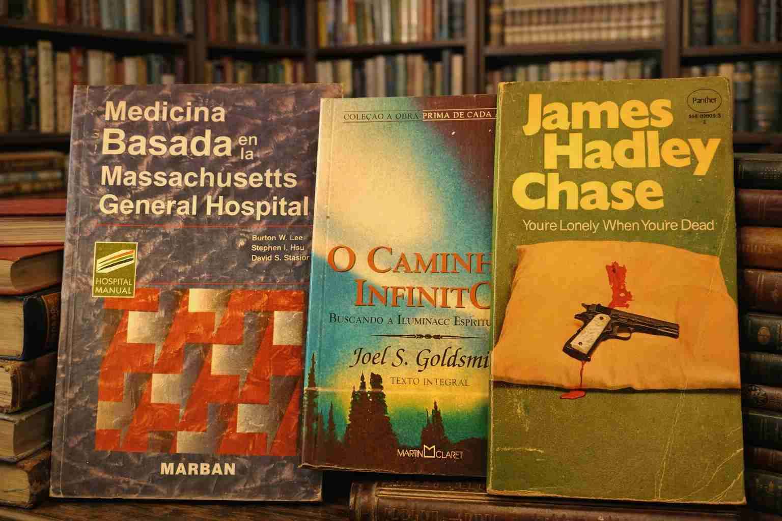 Pack de tres libros variados