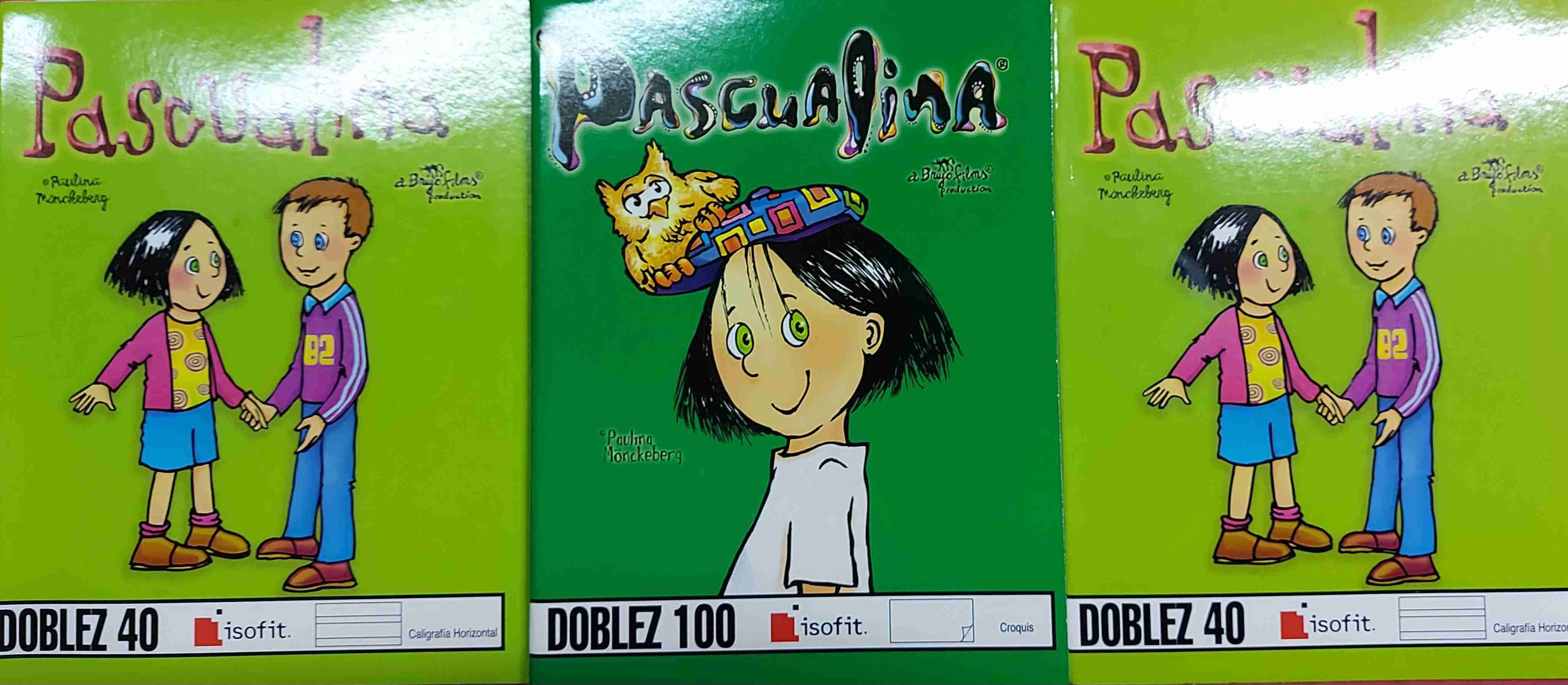 Pascualina 3 cuadernos doblez