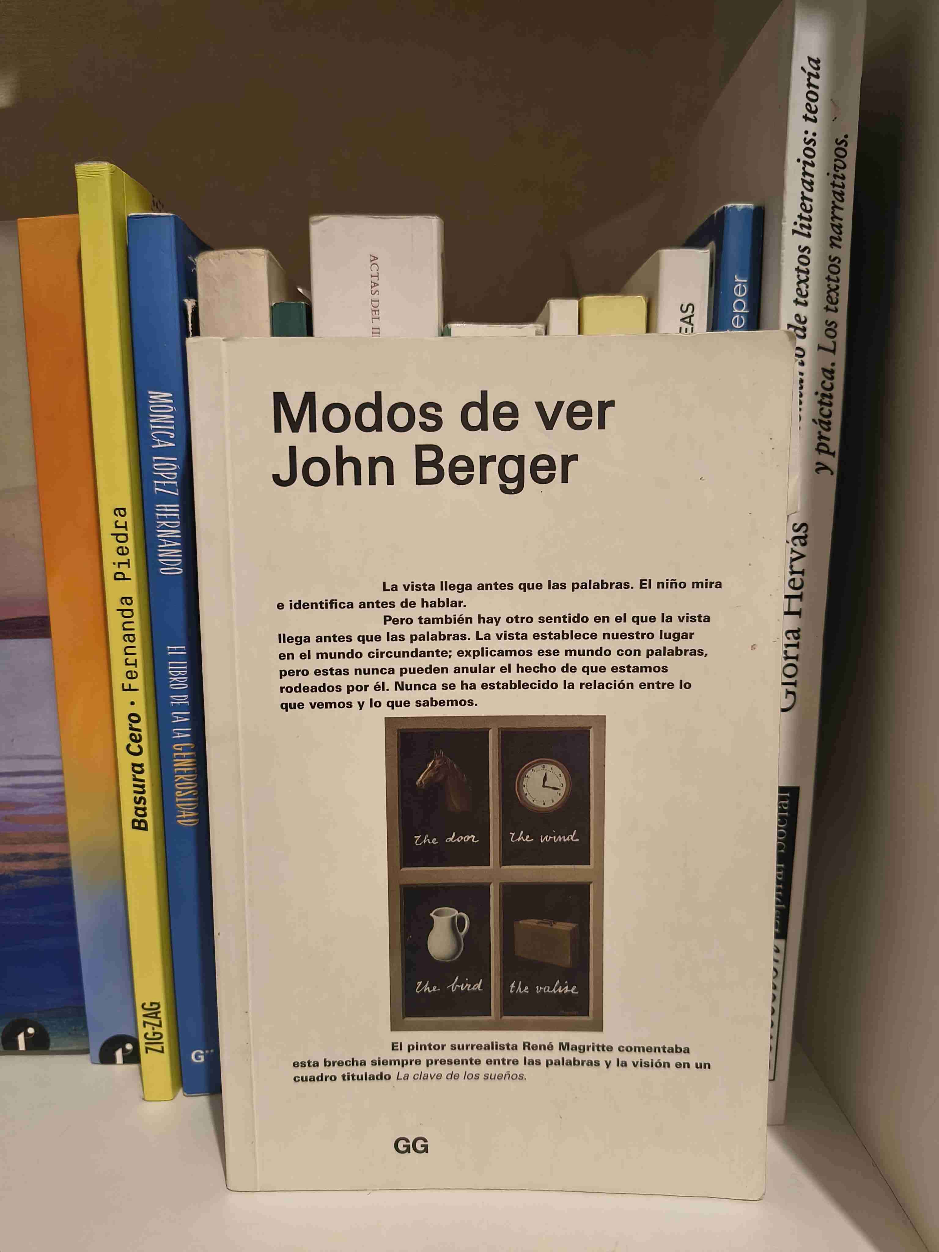 Libro 'Modos de ver' John Berger
