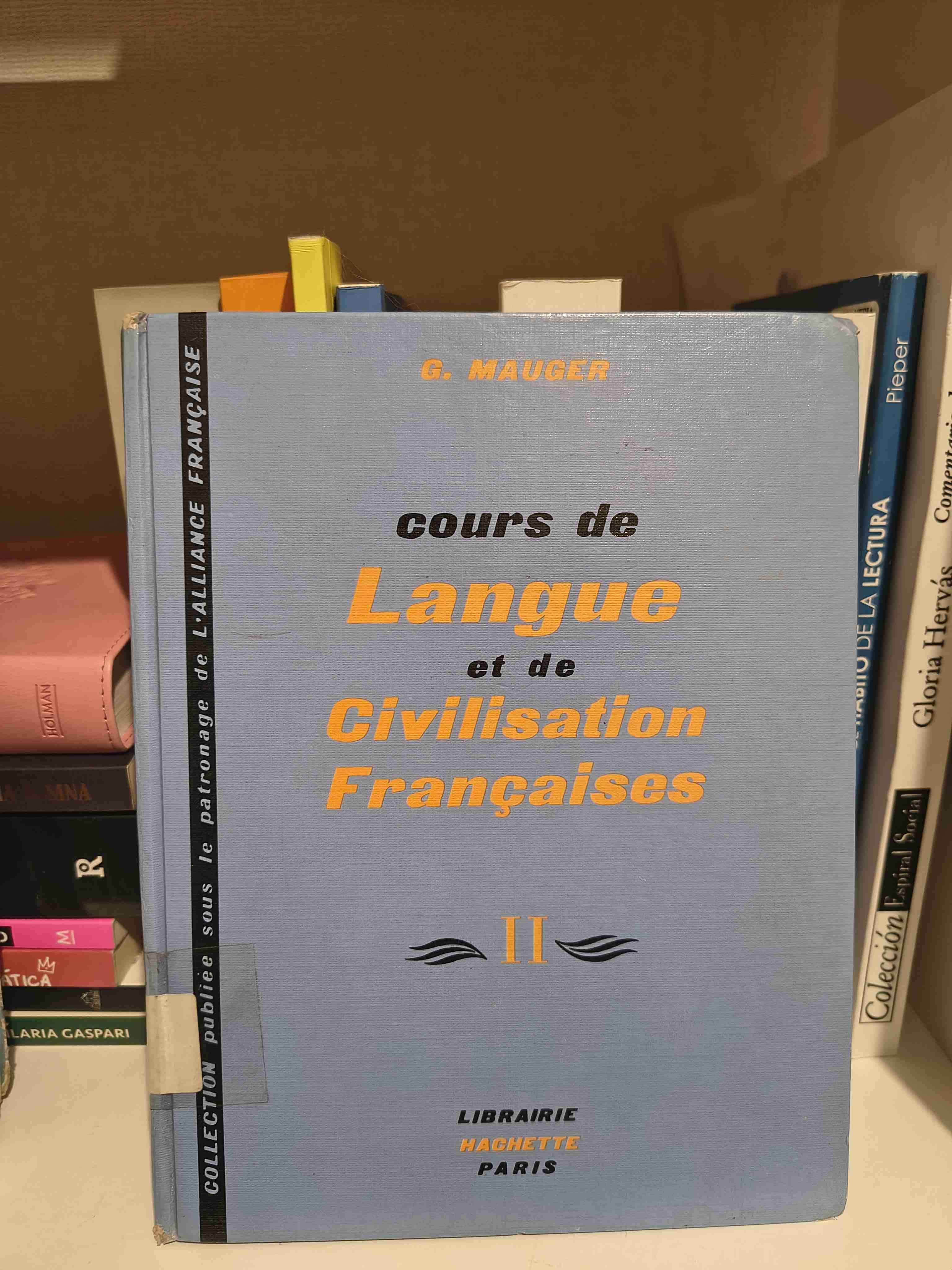 Libro Cours de Langue I et II