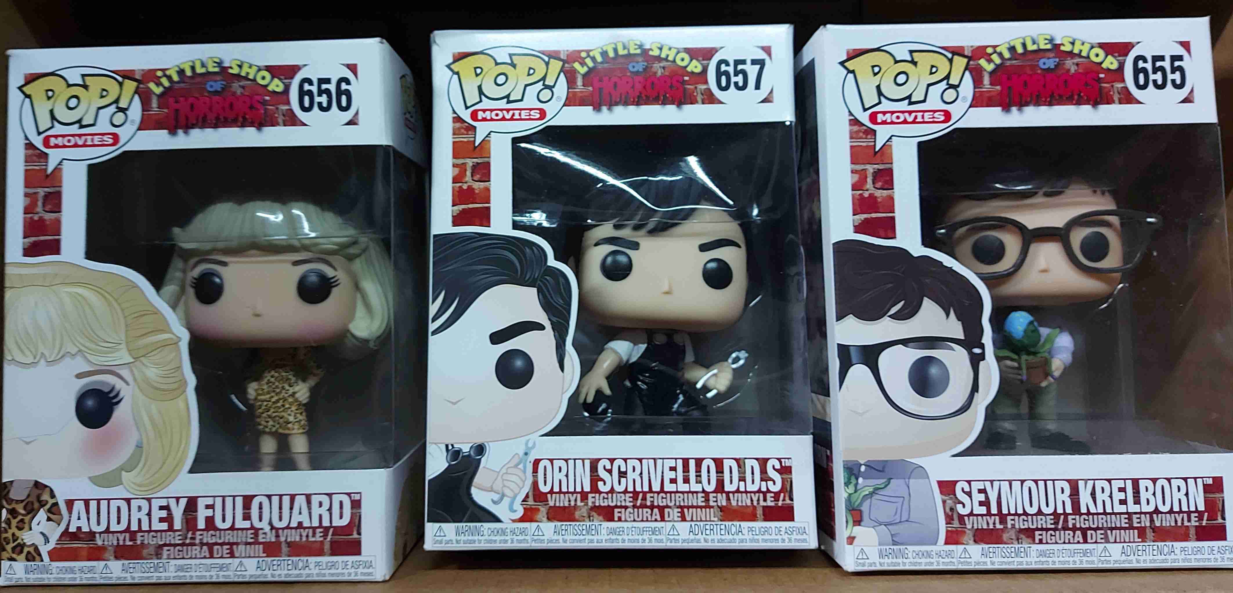 3 Figuras Funko Pop Little Shop of Horrors