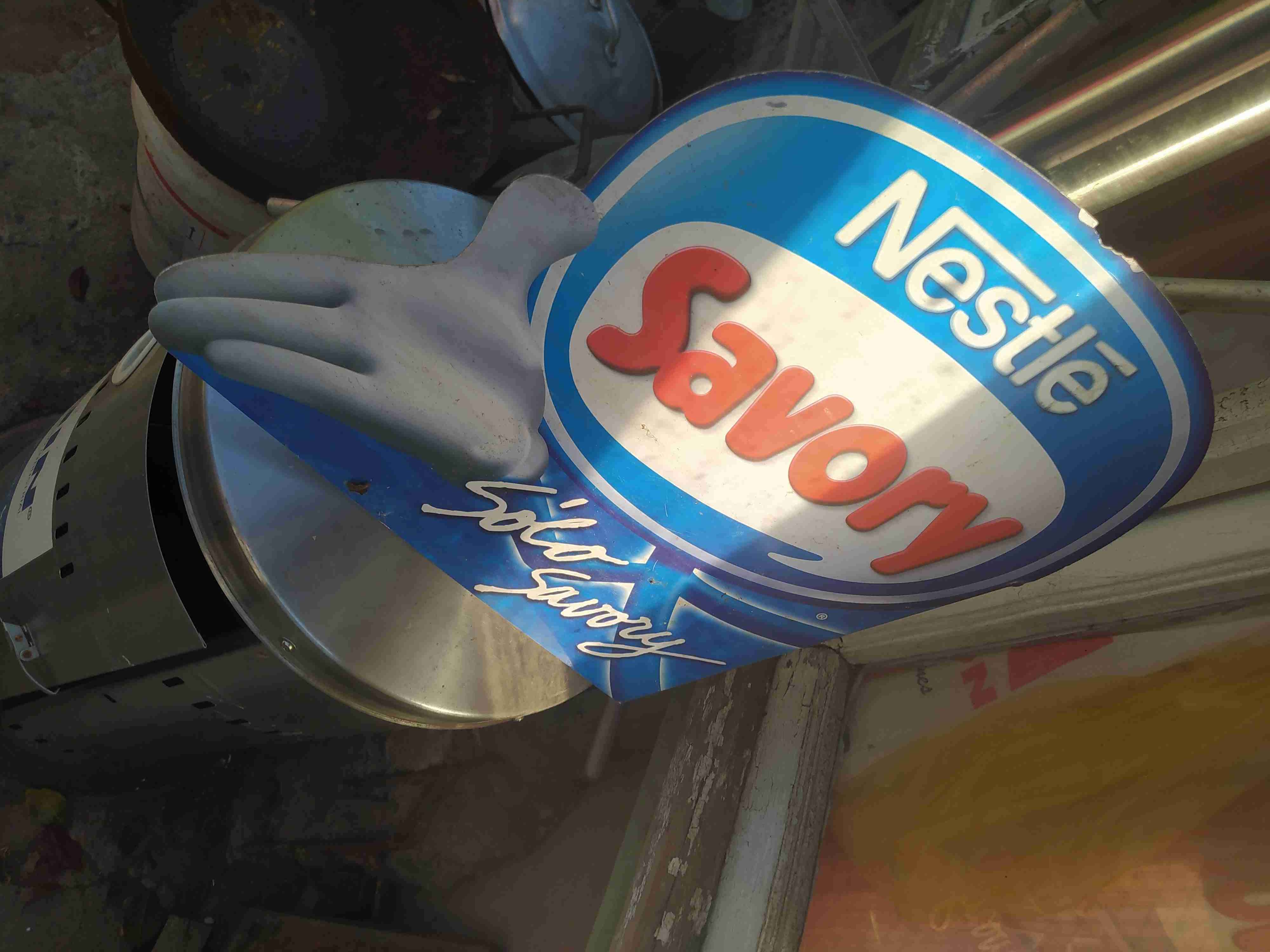 Letrero vintage Nestlé Savory