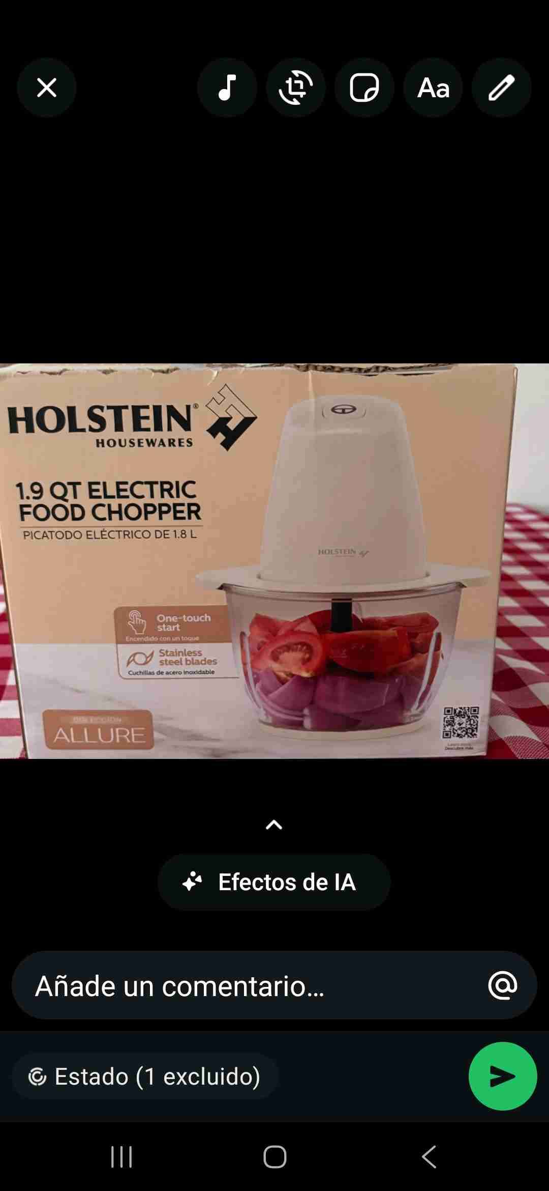 Picatodo eléctrico Holstein 1.8L