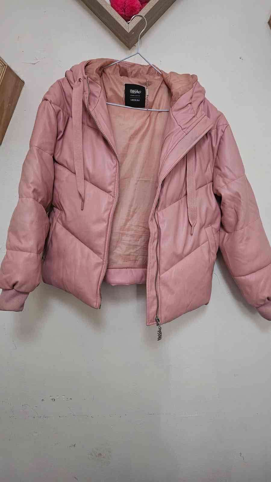 Chaqueta acolchada rosada