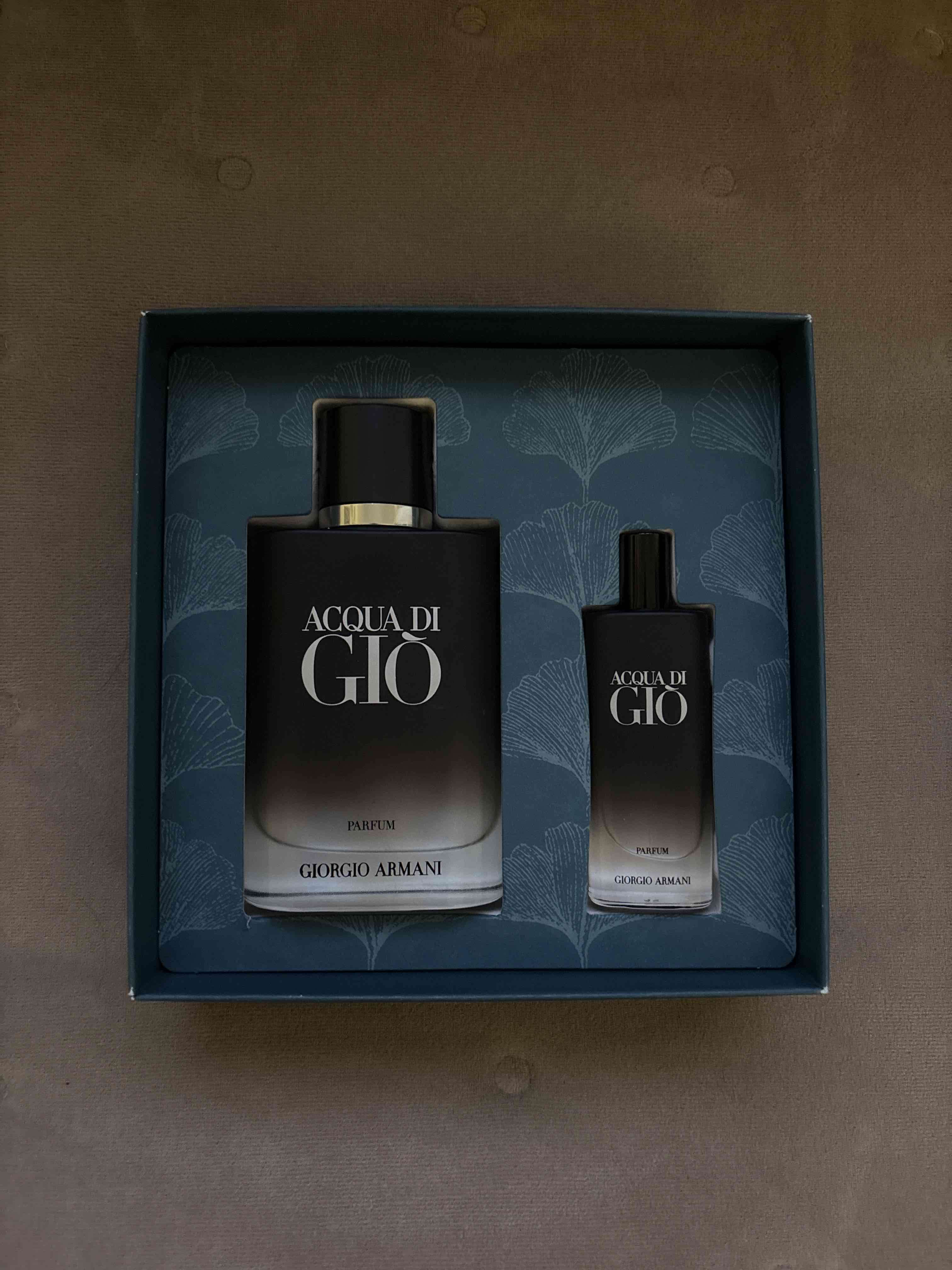 Set Perfume Acqua di Gio Parfum 100 ml + 15 ml