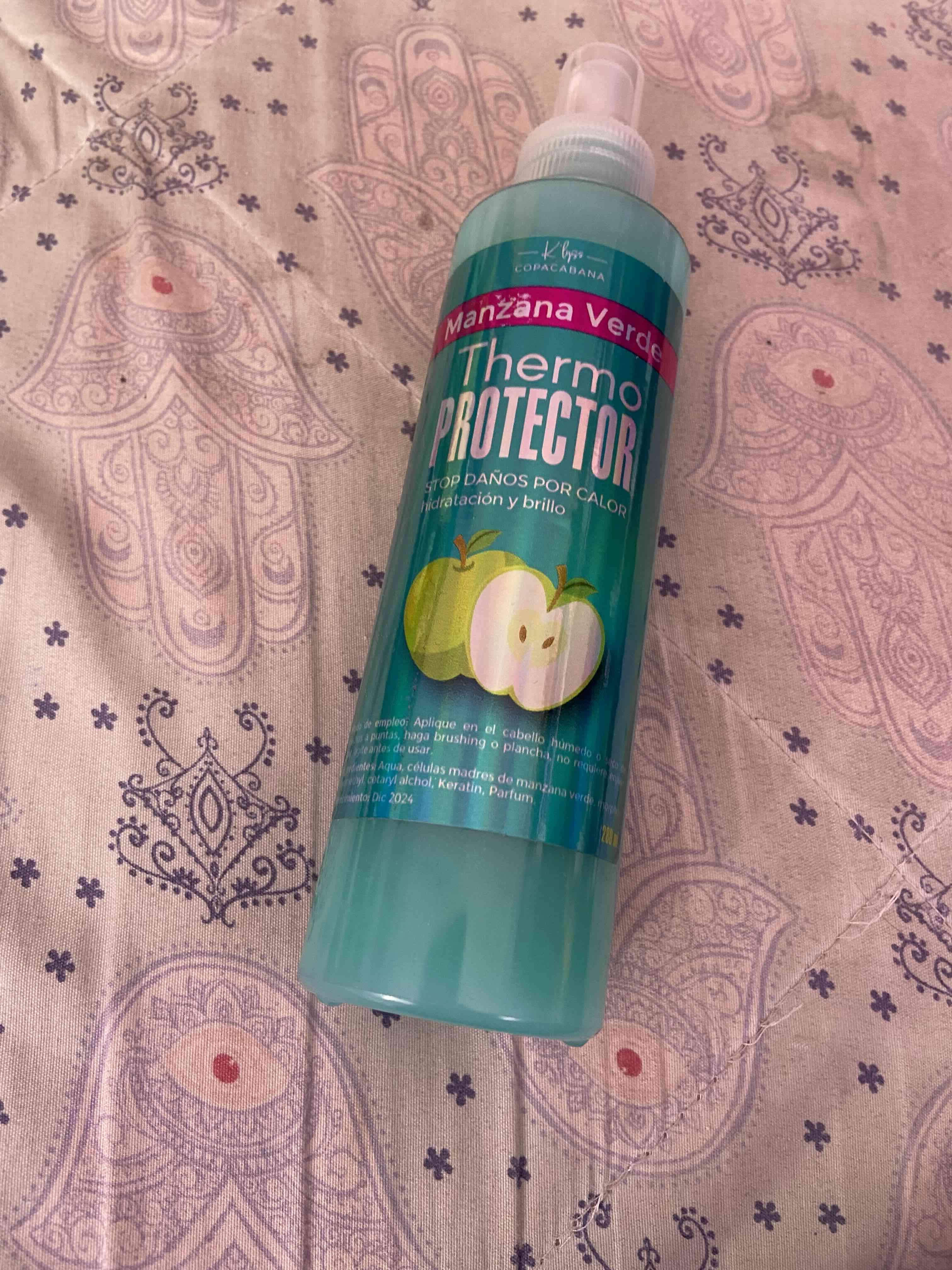 Spray protector térmico manzana verde