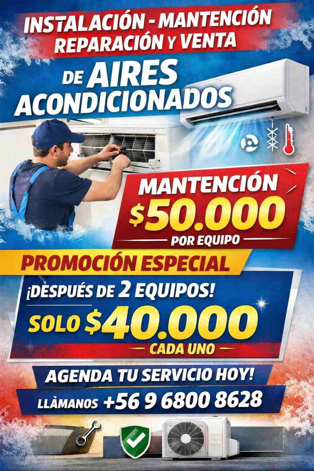 Instalación y mantención de aire acondicionado