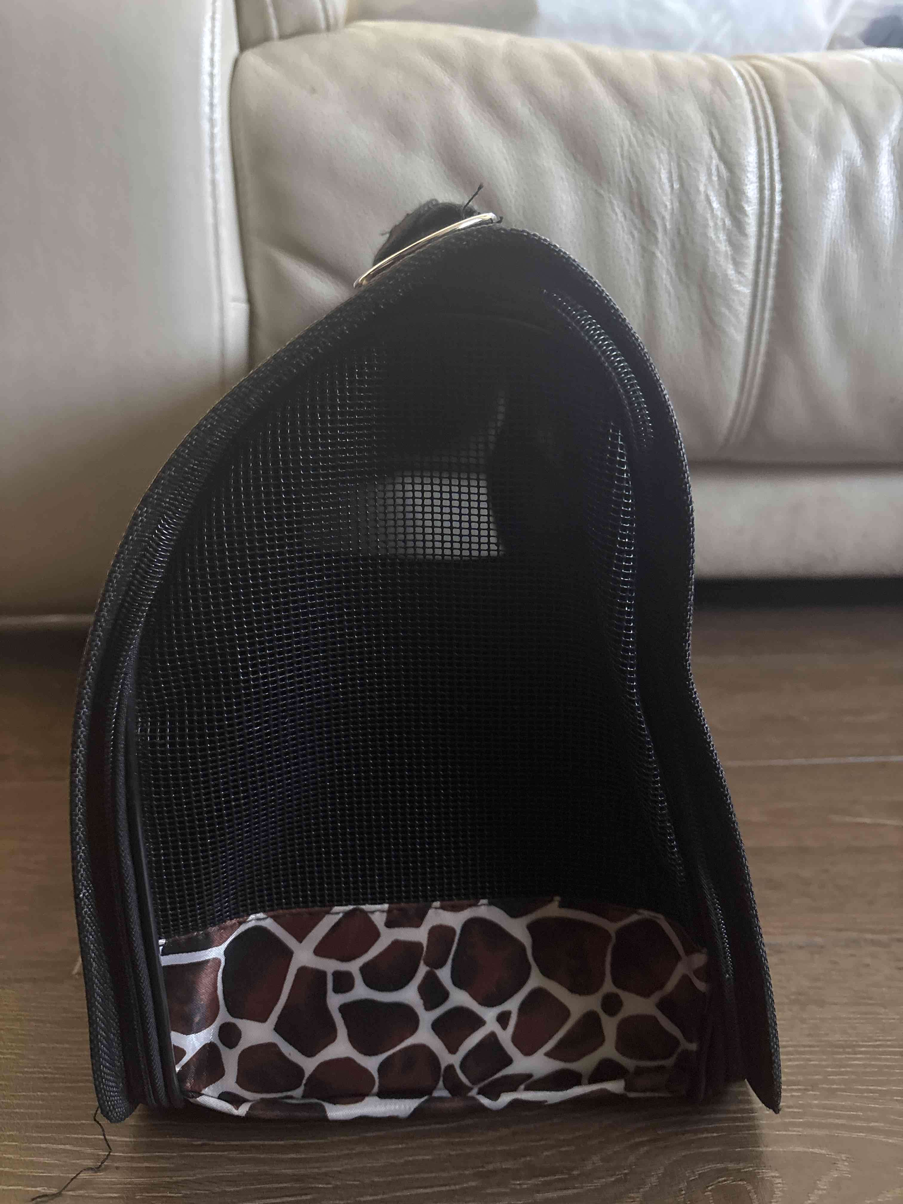 Transportadora de mascota pequeña