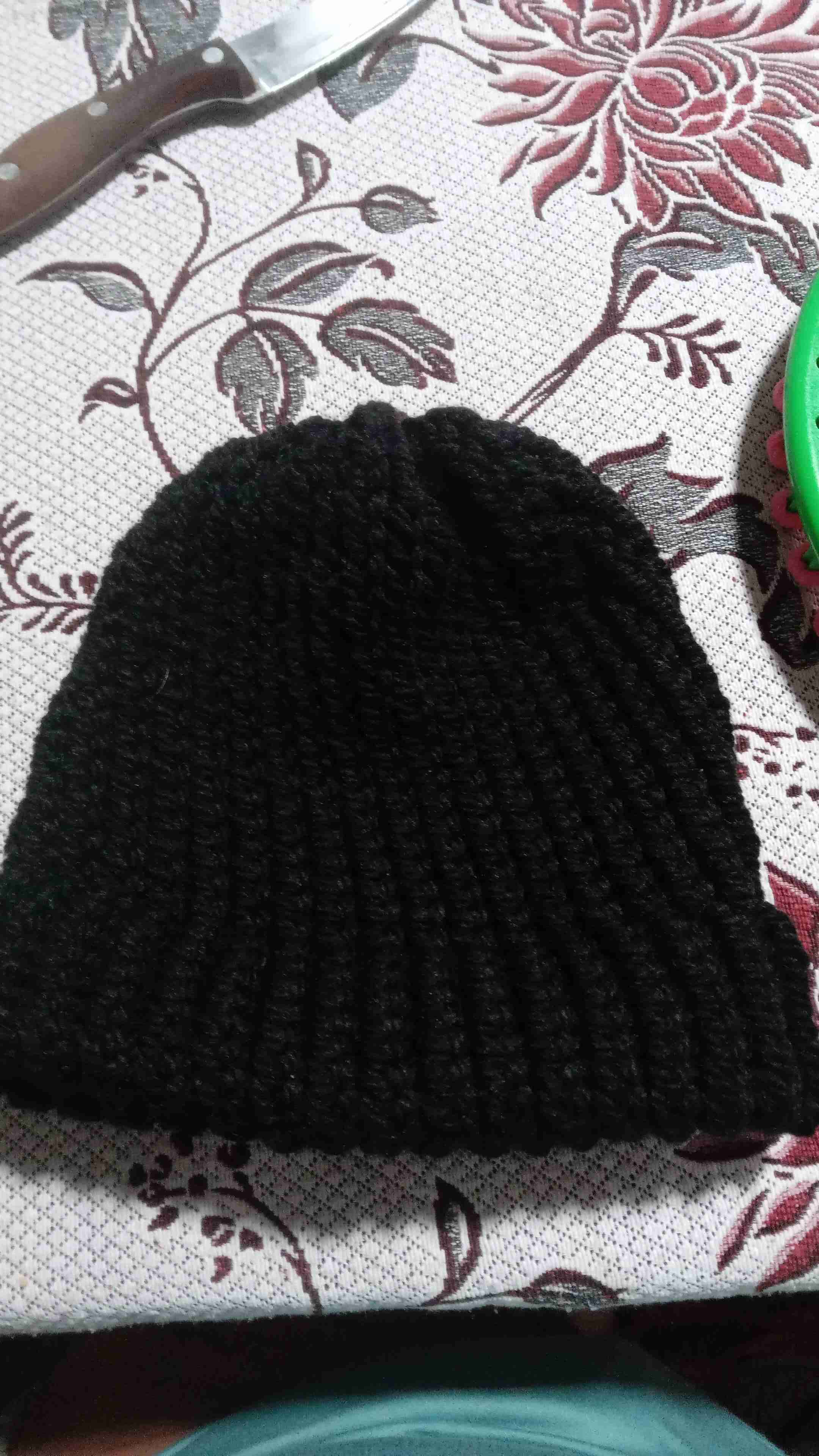 Gorro de lana negro