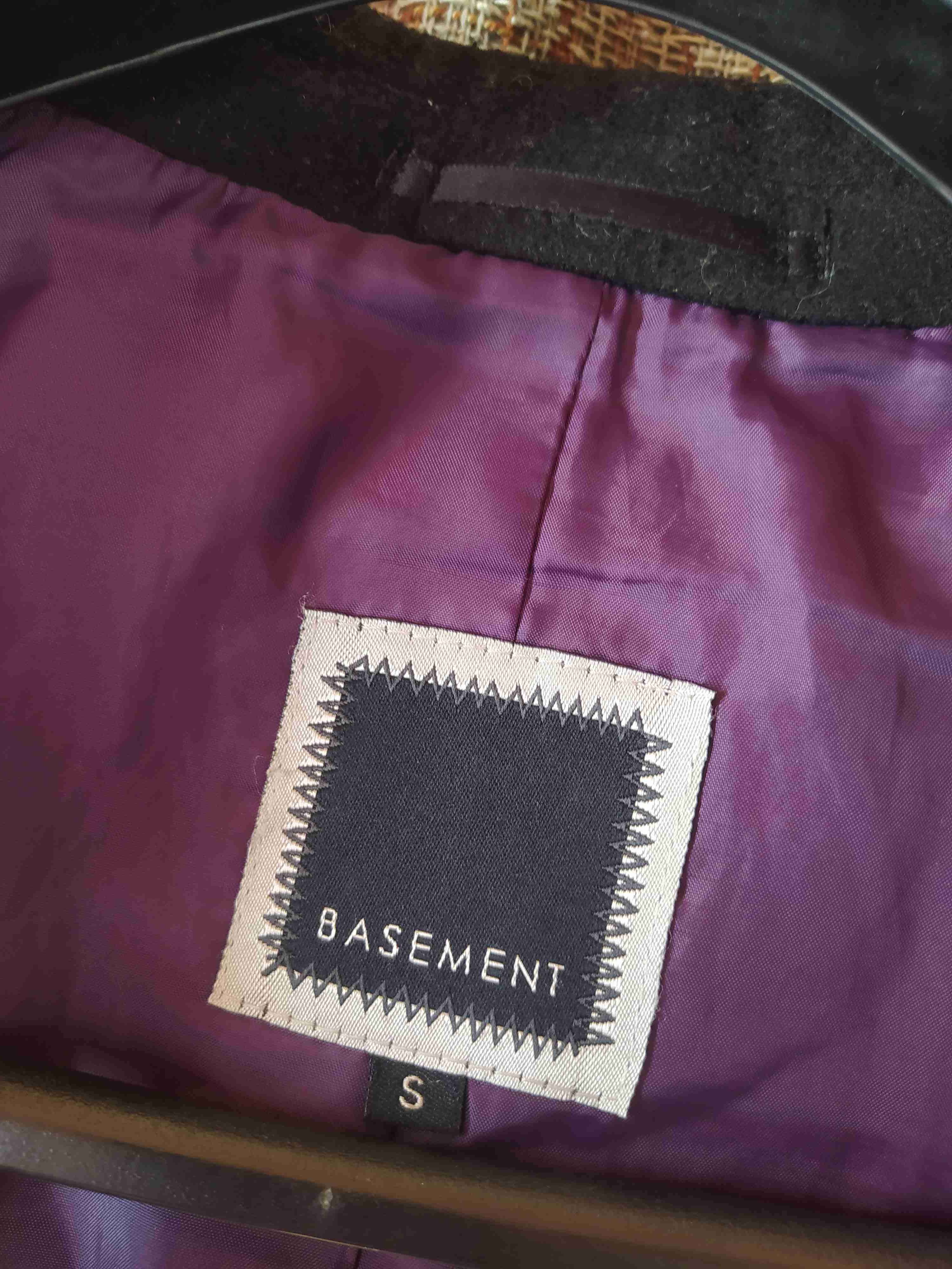 Chaqueta Abrigo Basement negro talla S