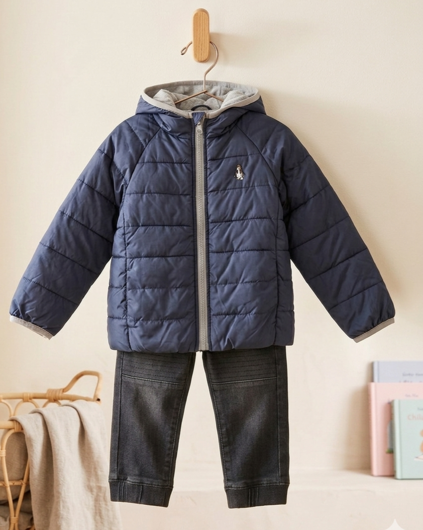 Jeans Yamp y chaqueta Hush Puppies