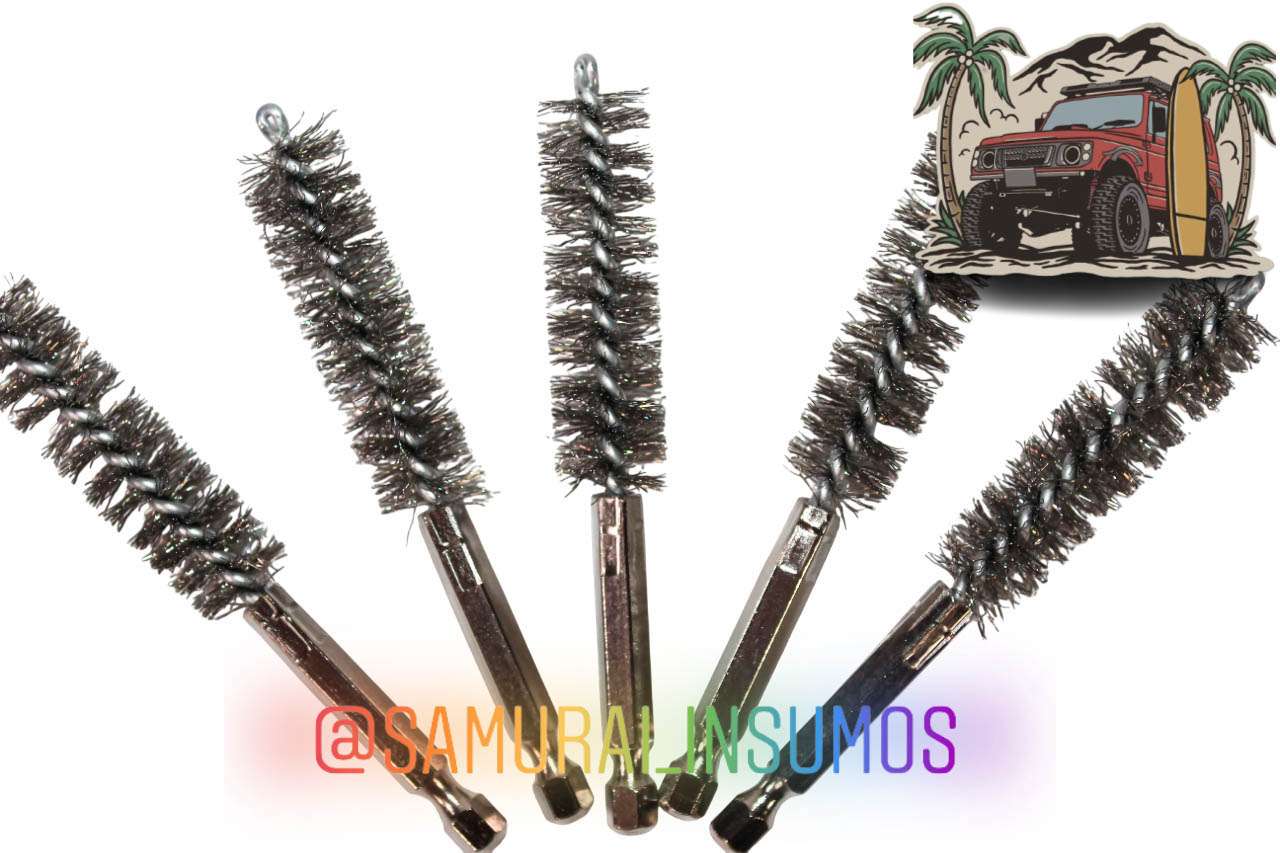 Kit 5En1 Cepillos Abrasivos Taladro o Atornillador