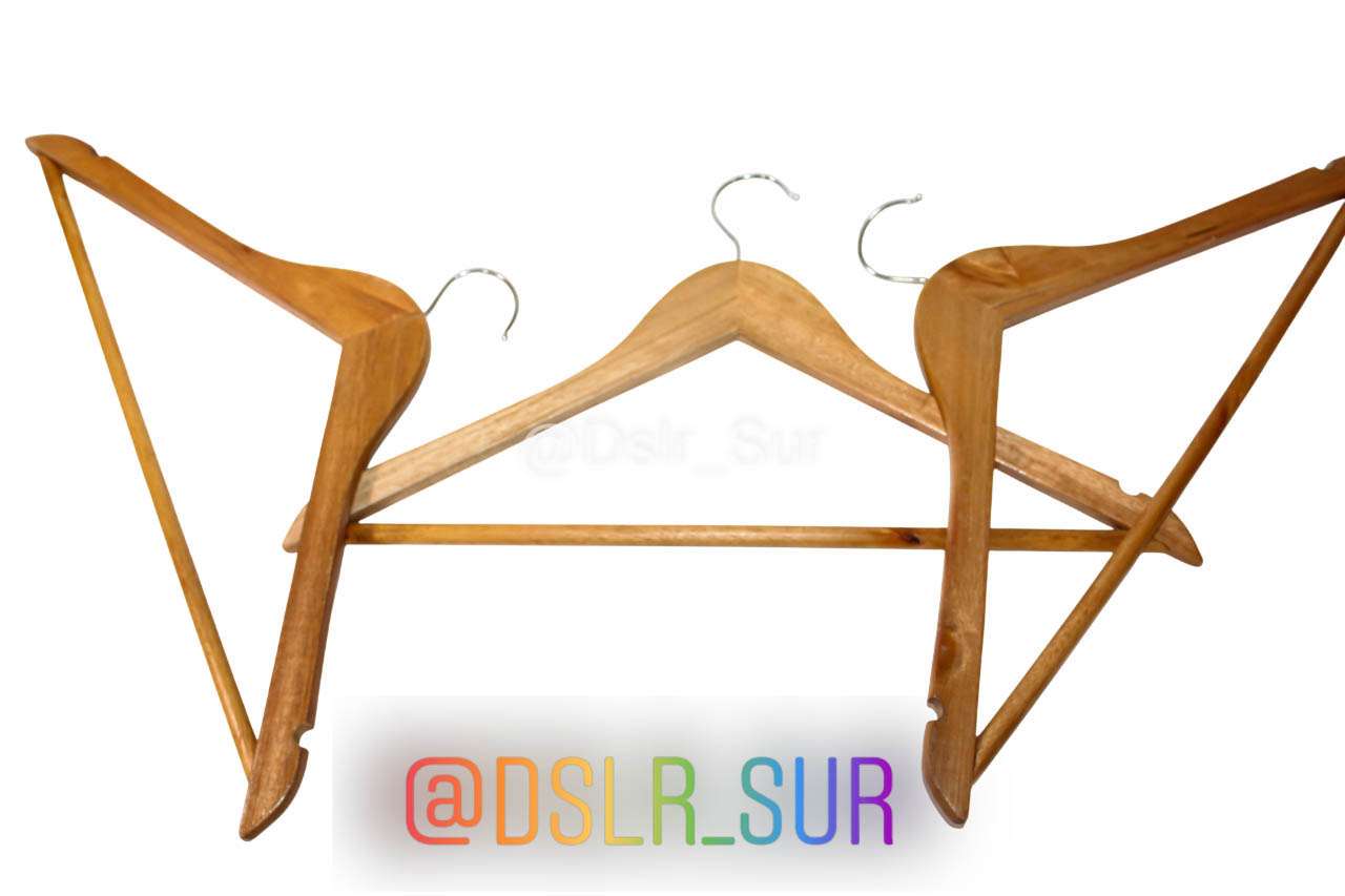 Tripack -Colgador Ropa Madera