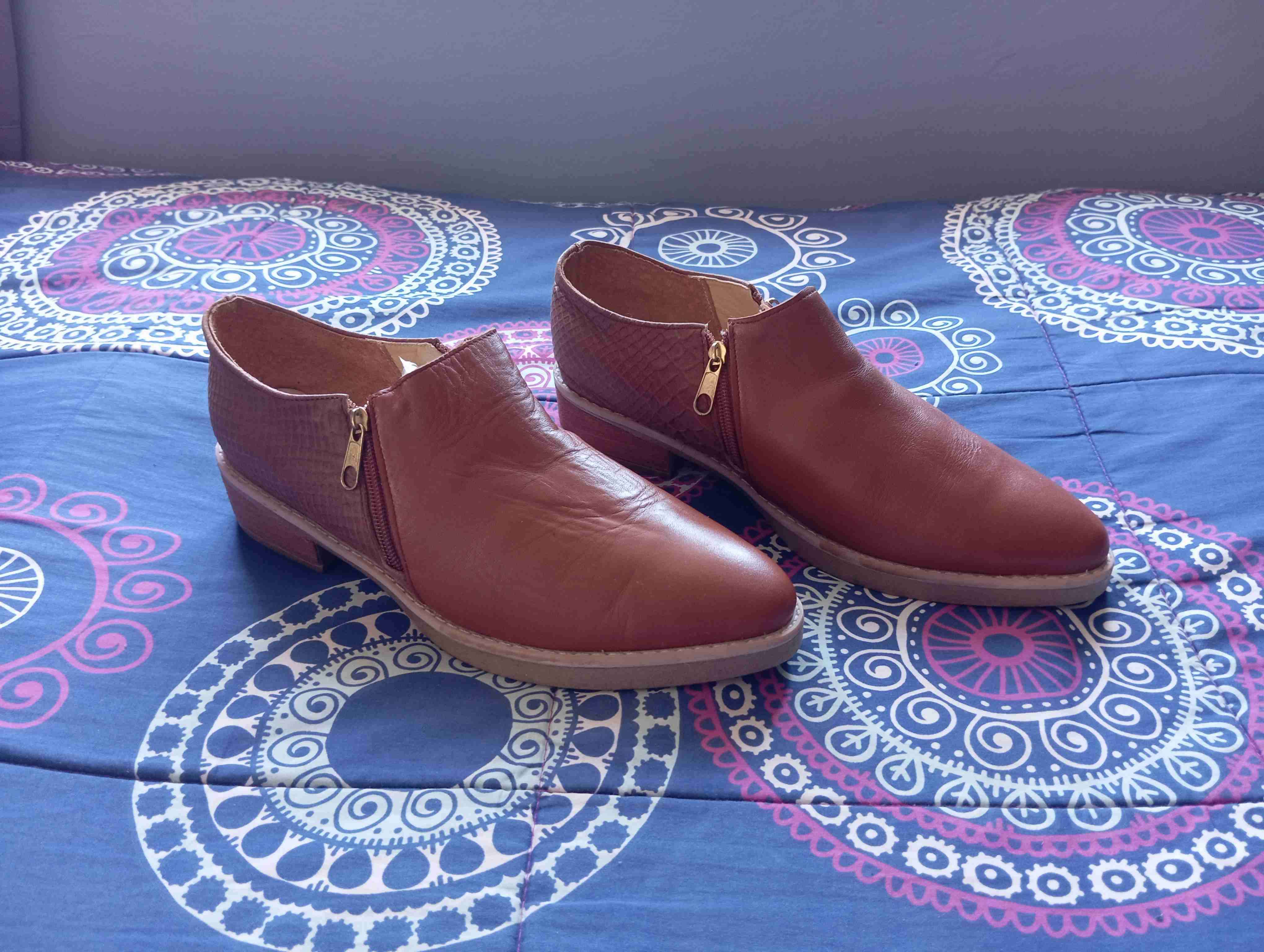 Botines de cuero marrón 🤎