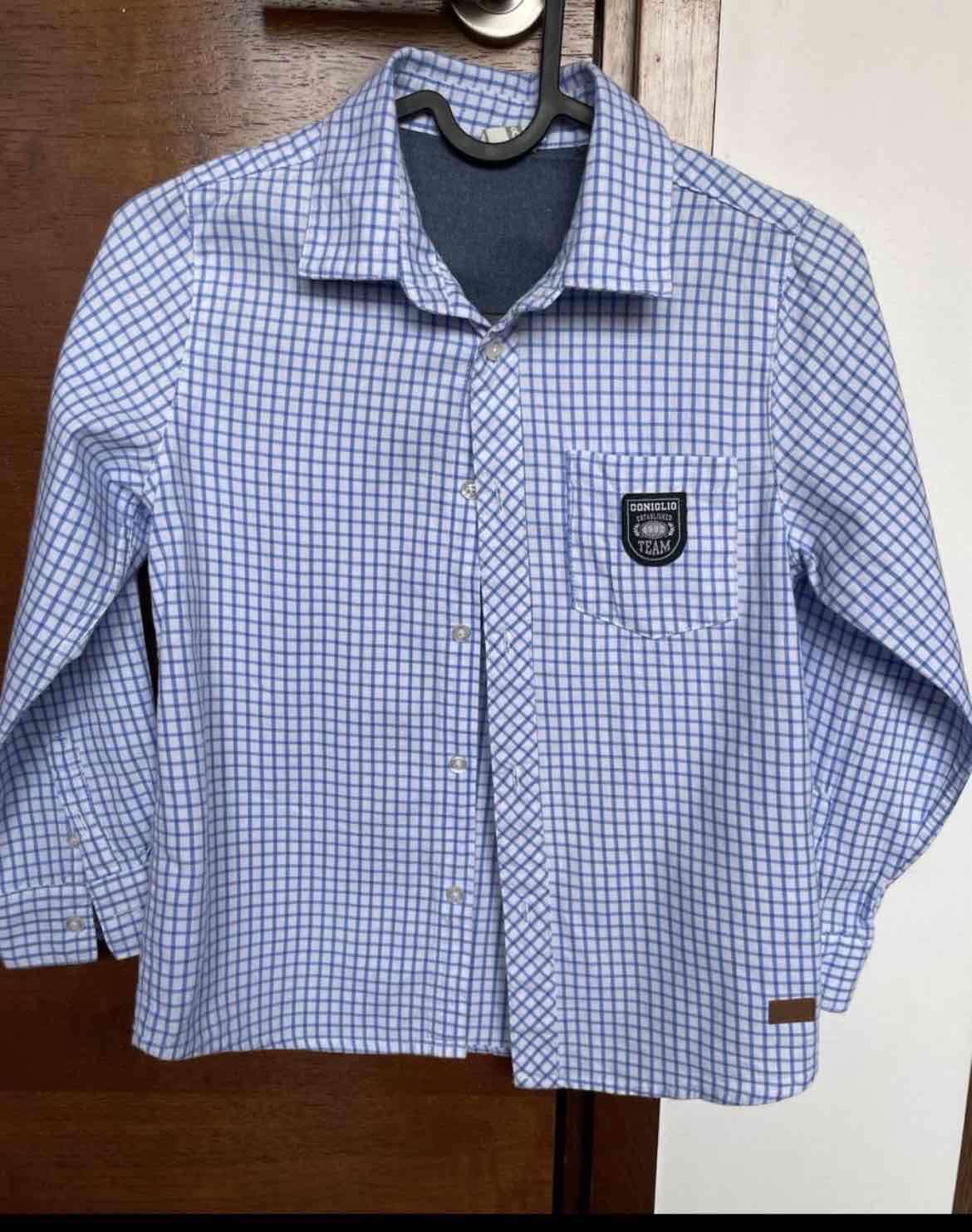 Camisa cuadros para niños