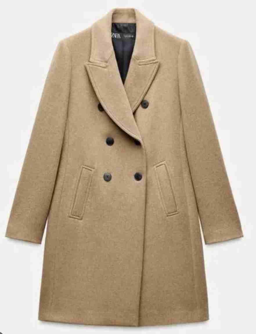 ❌❌❌ VENDIDO ❌ ❌ ❌ Abrigo largo Camel Zara, talla M - miniatura 5