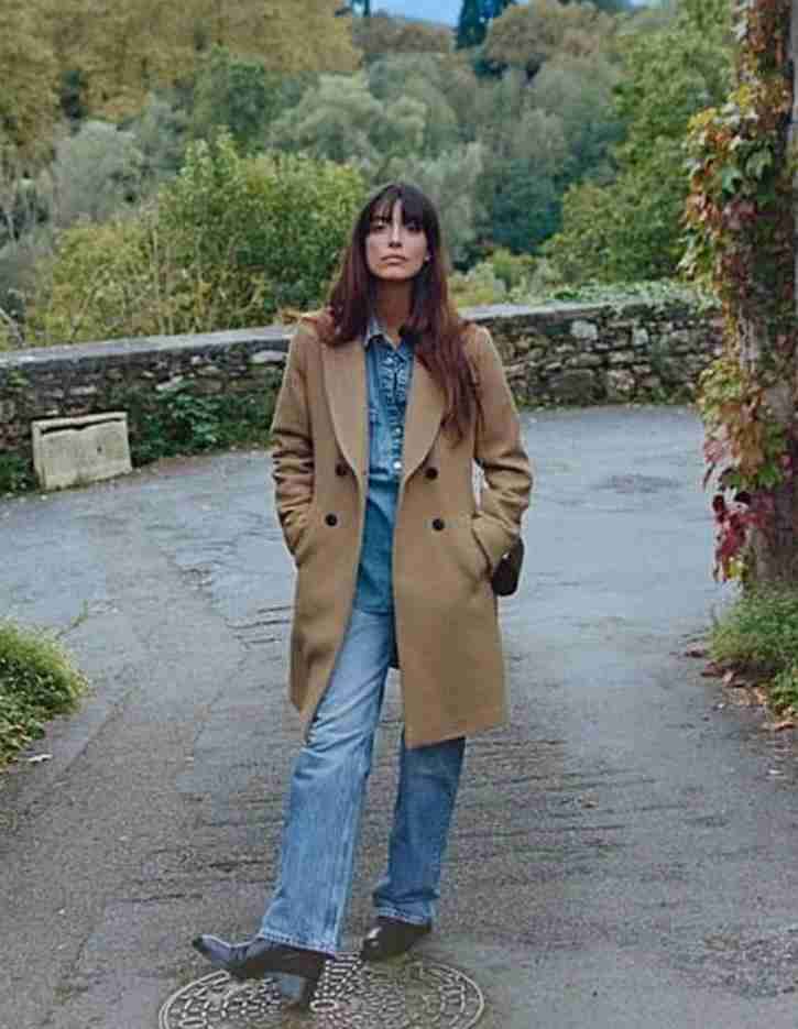 ❌❌❌ VENDIDO ❌ ❌ ❌ Abrigo largo Camel Zara, talla M - miniatura 6