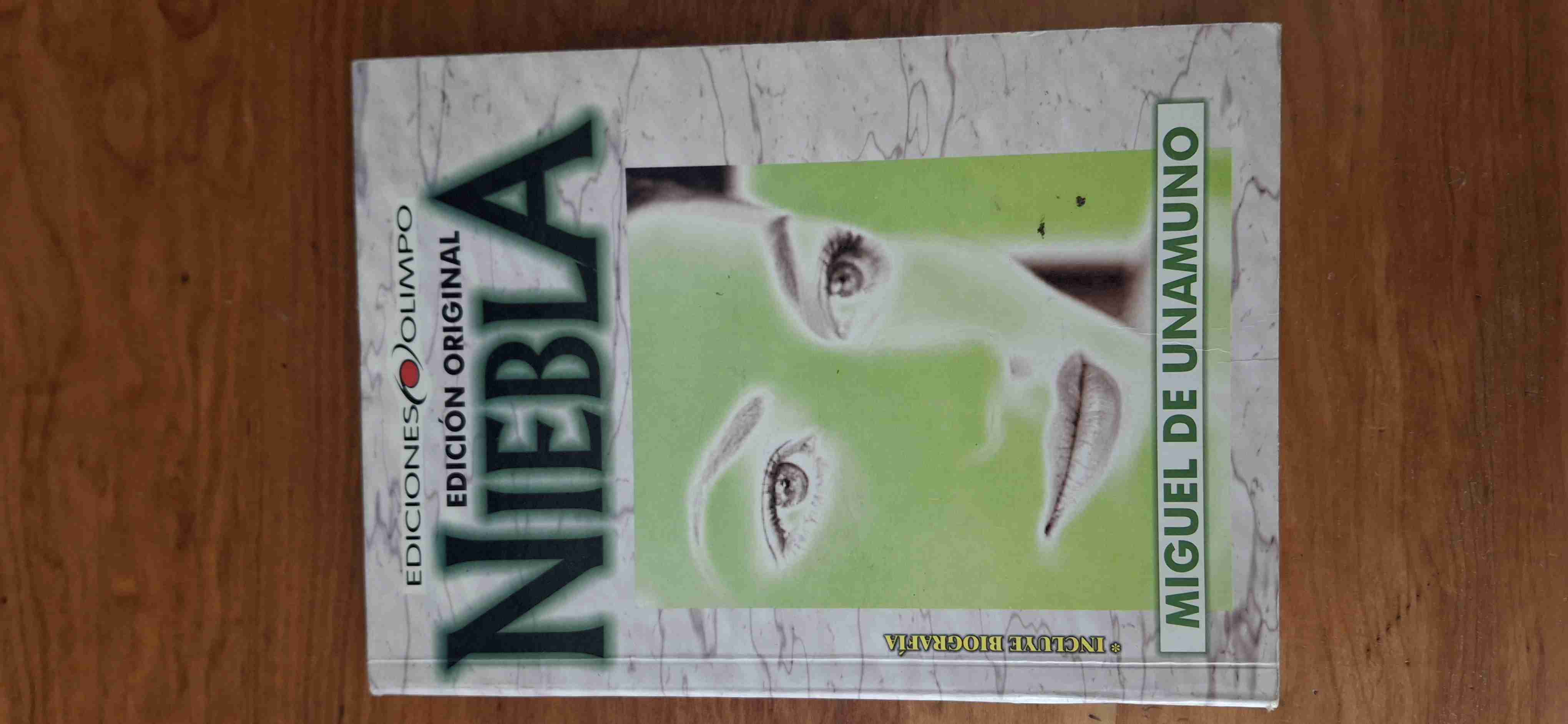 Libro Niebla de Miguel De Unamuno
