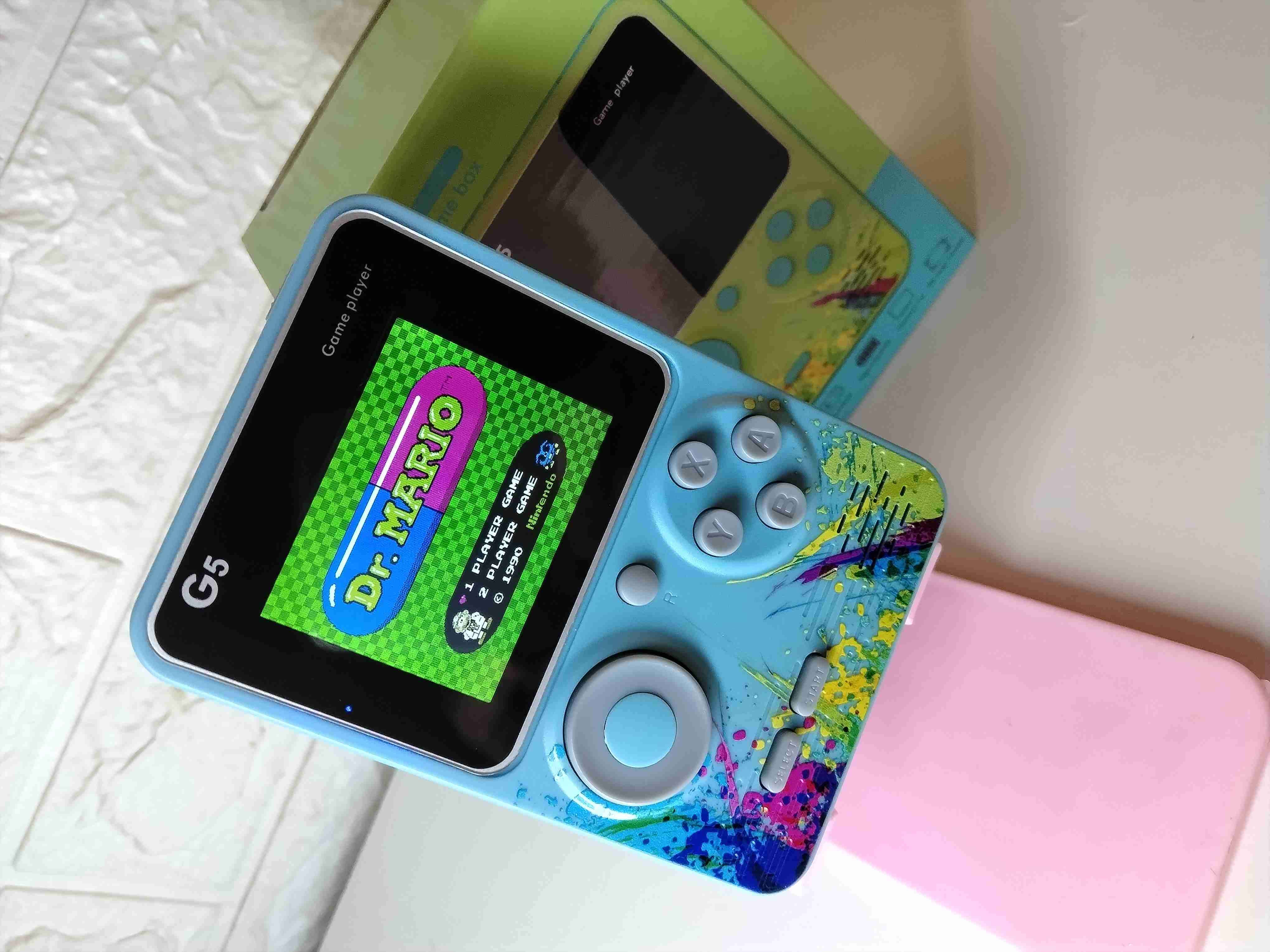 Consola portátil retro G5 400 juegos de NES 8bits