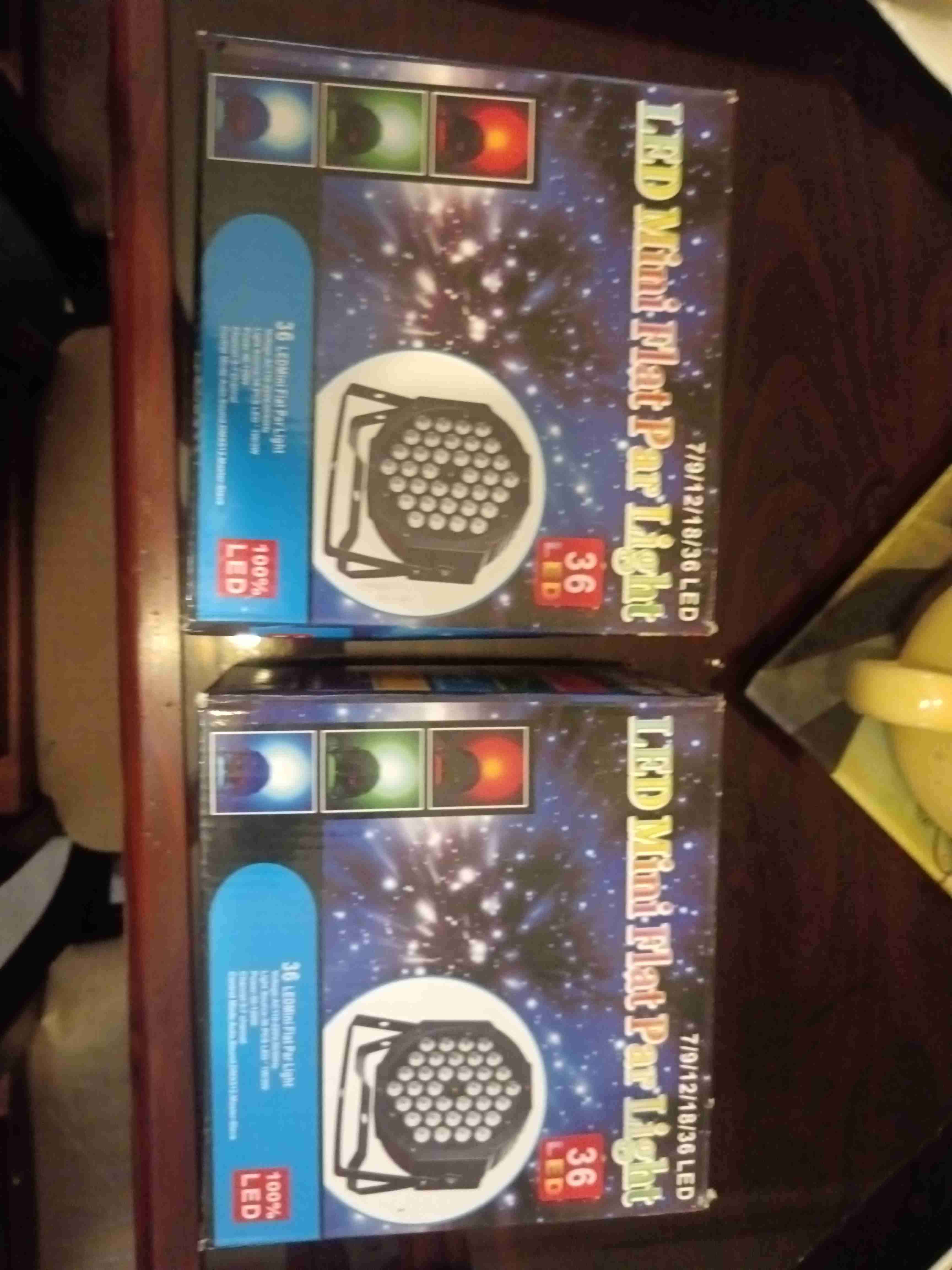 Luz LED Mini Flat Par