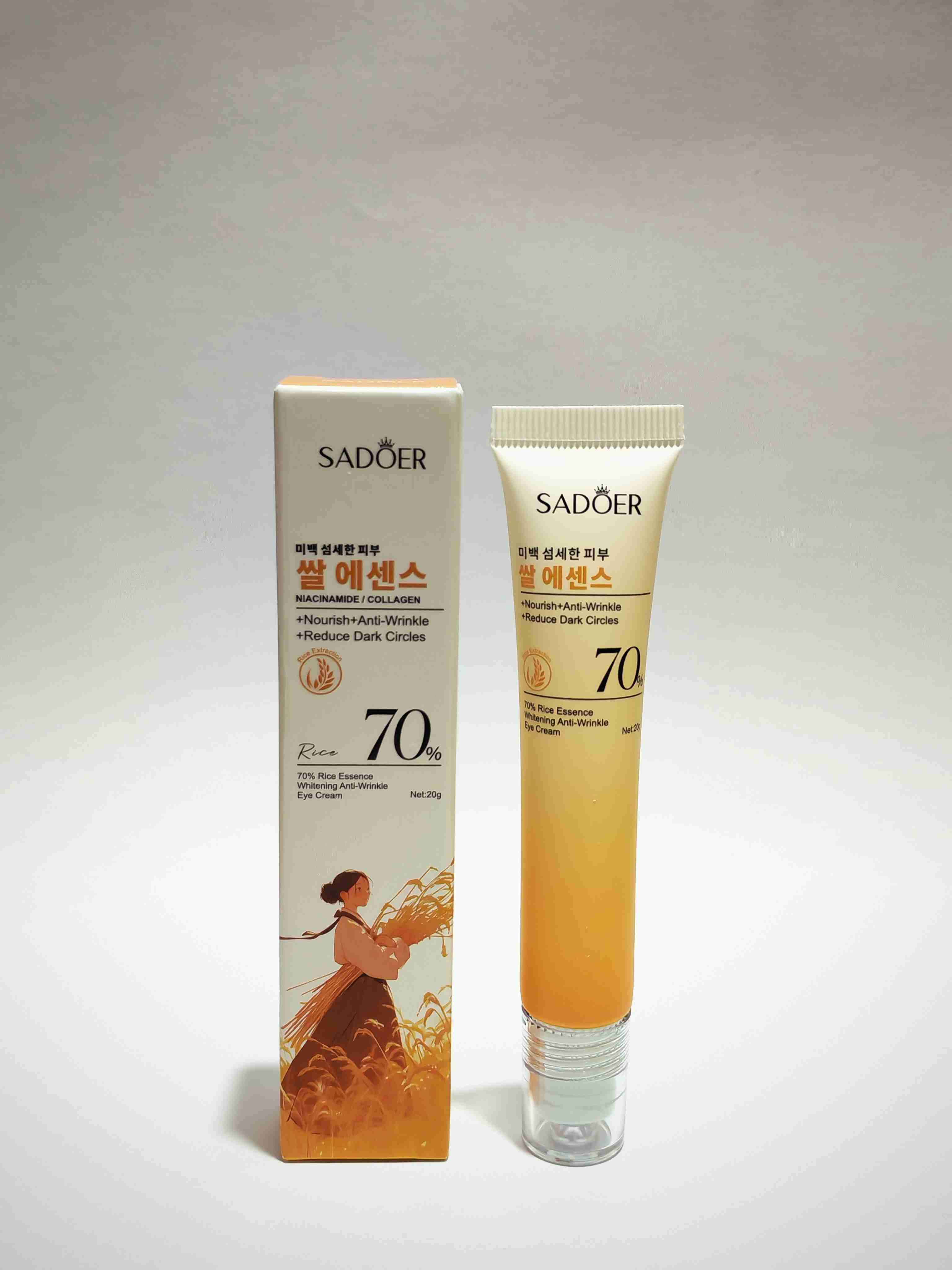 Crema contorno de ojos SADOER 70% arroz