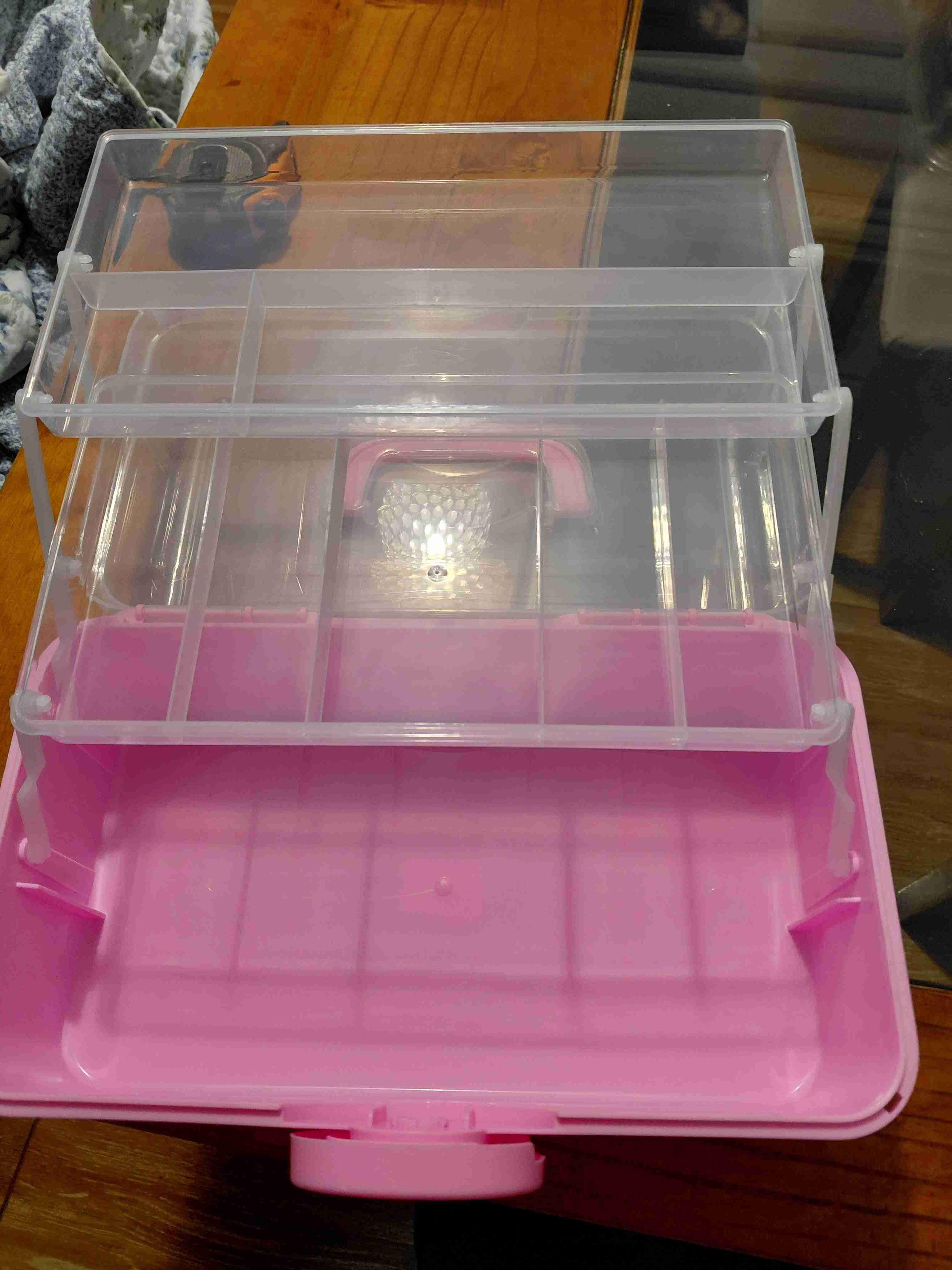 Caja organizadora rosa