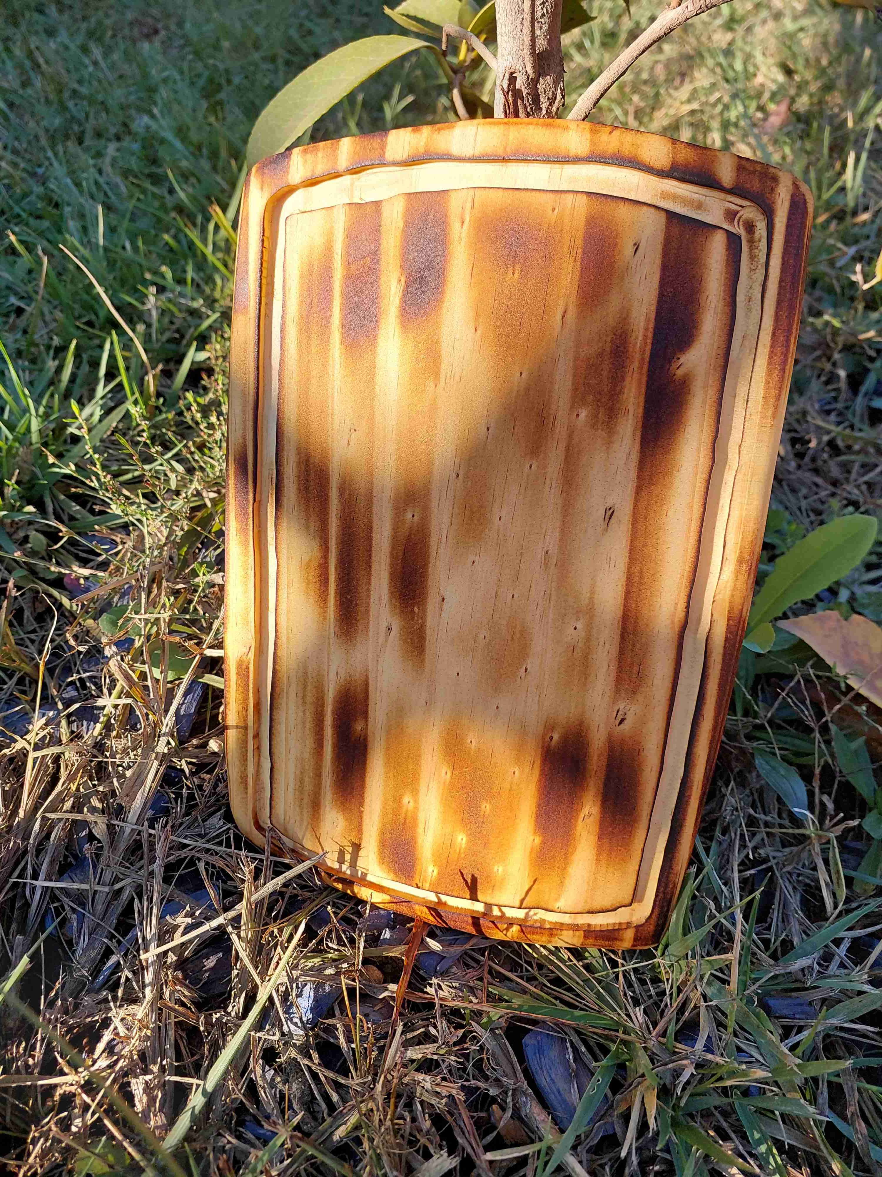 Tabla de madera artesanal