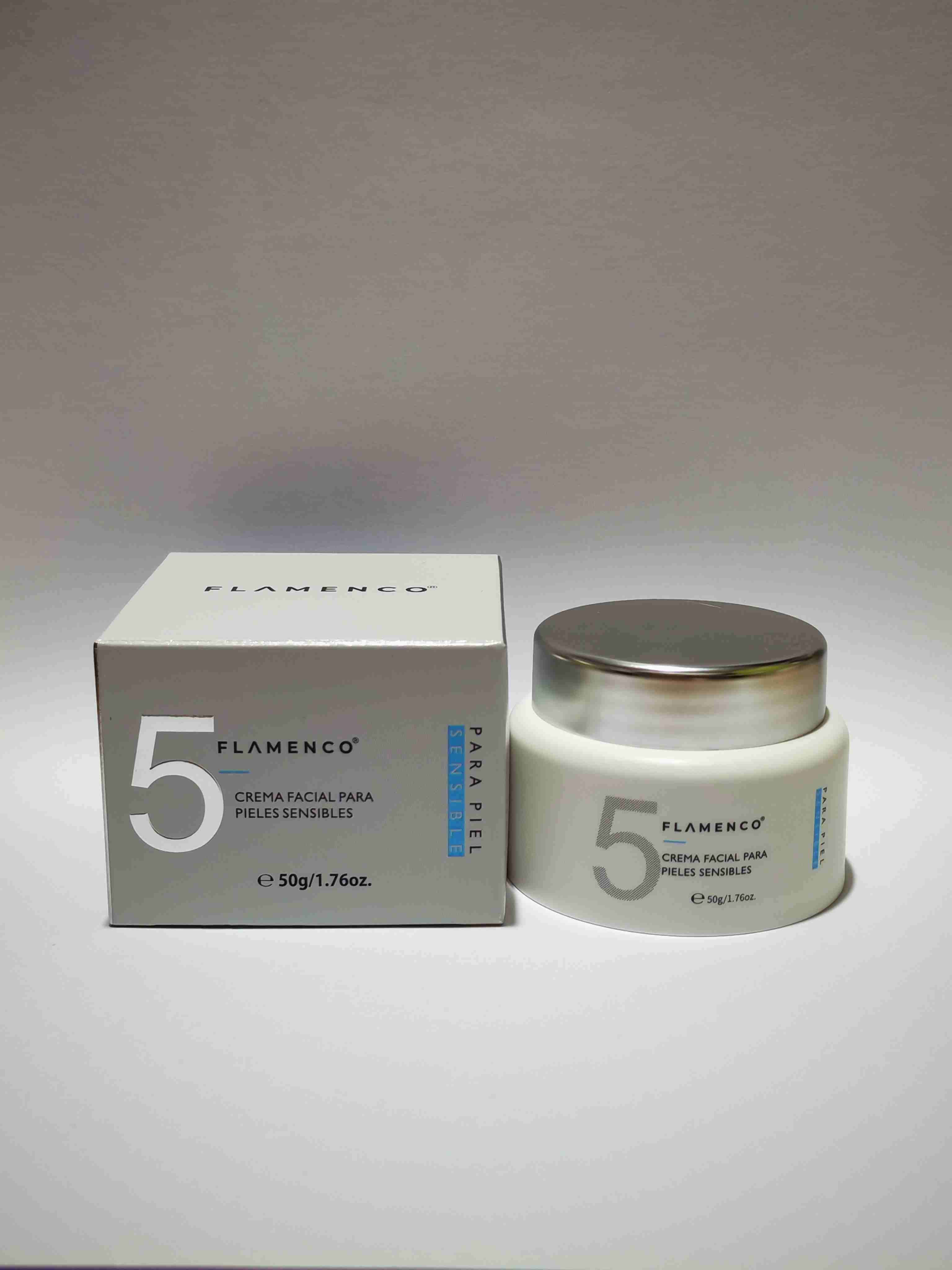 Crema facial Flamenco para piel sensible