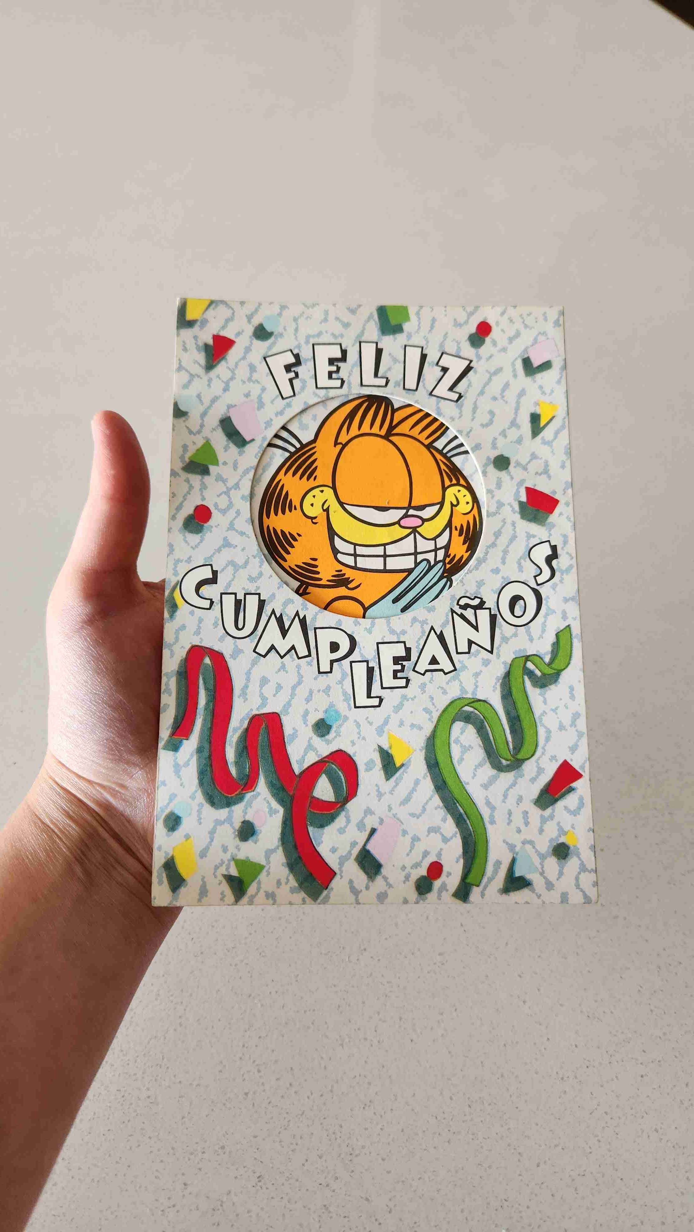 Tarjeta de cumpleaños Garfield Village