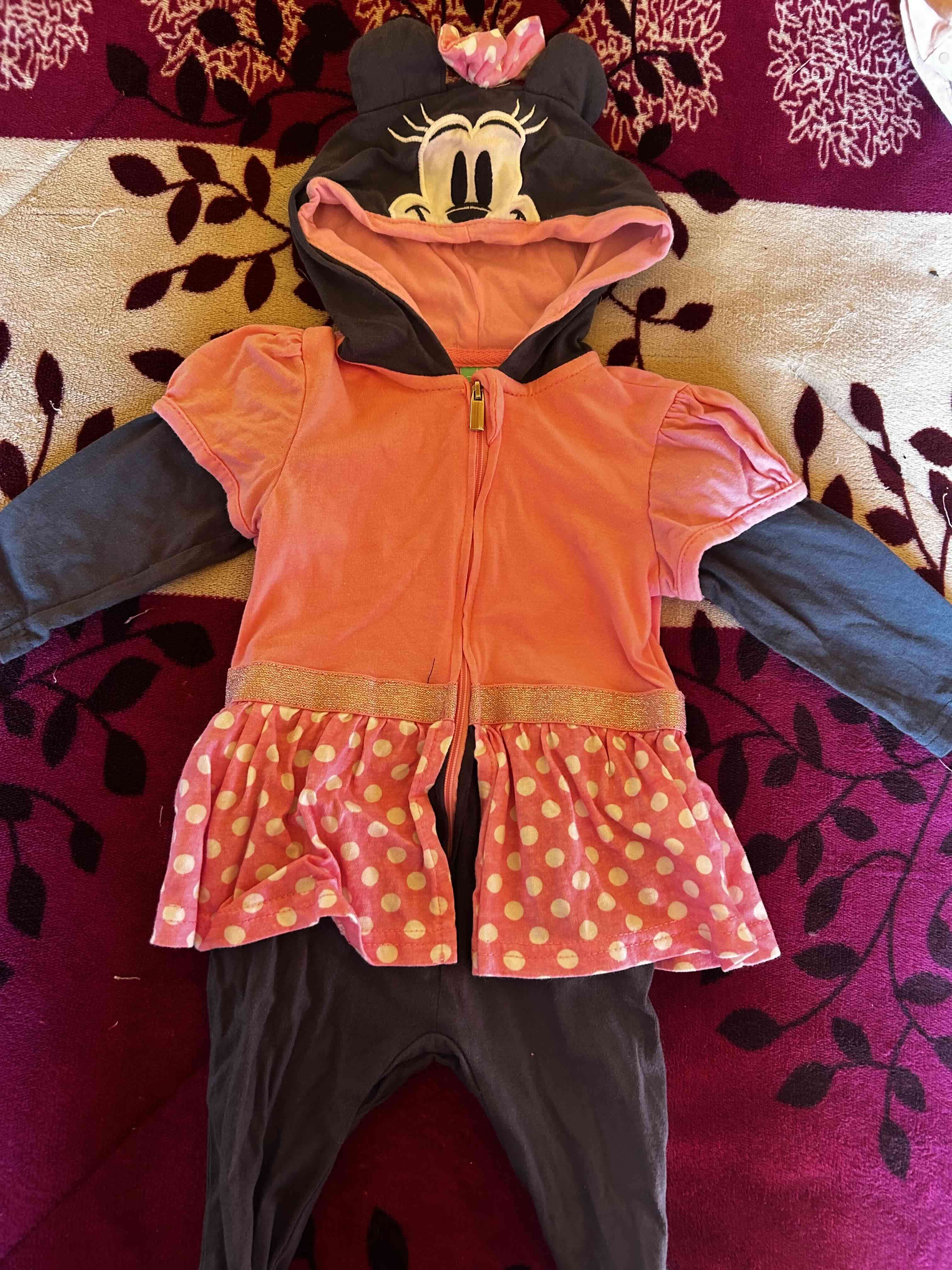 Enterito Minnie Mouse para bebé 3 meses