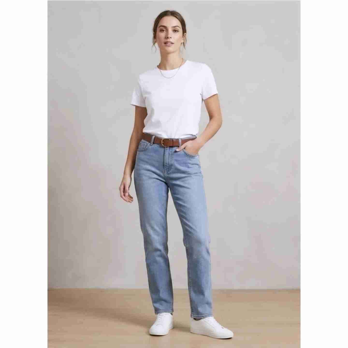 Pantalones de mezclilla modelo Mom