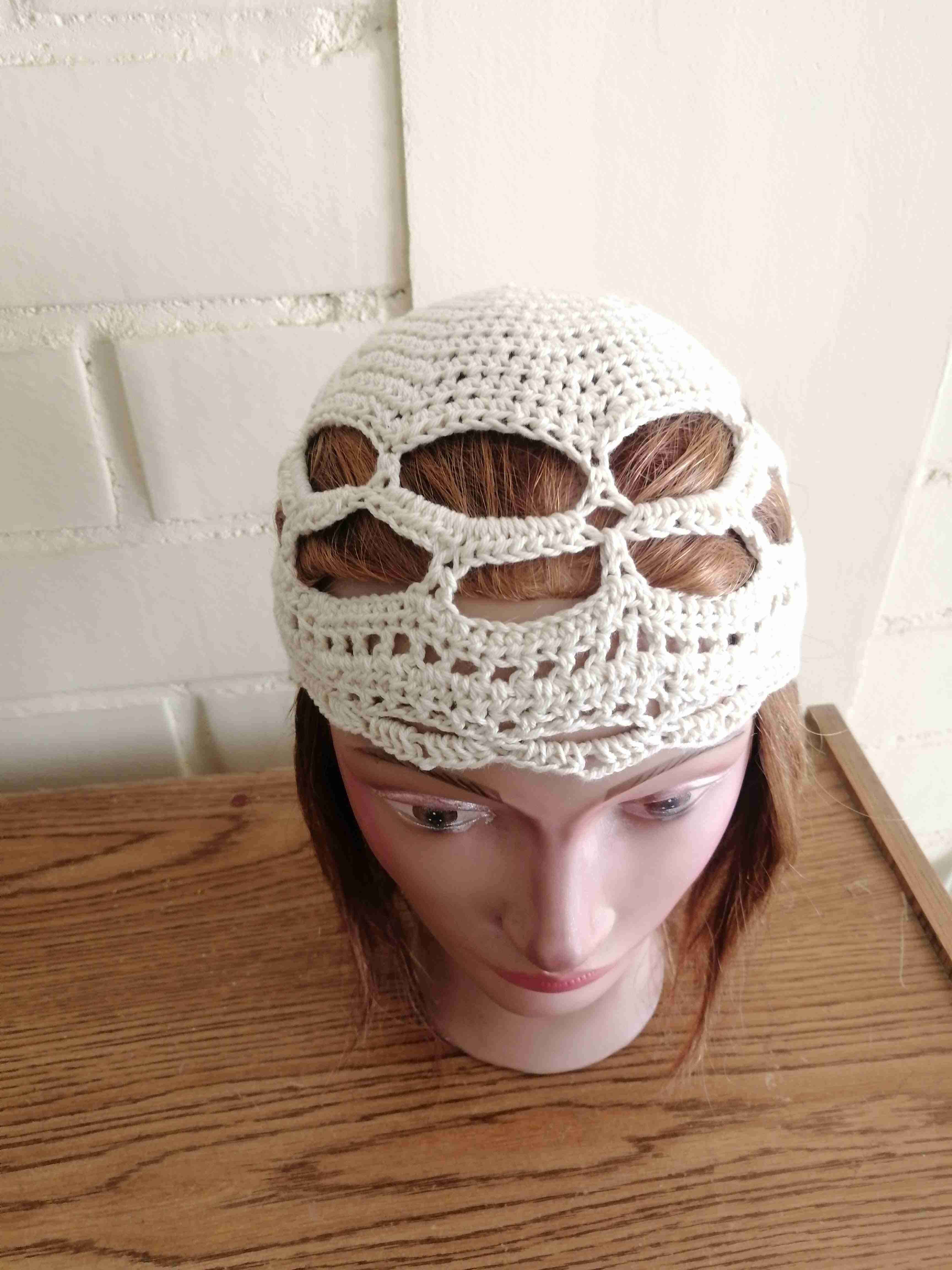 Gorro tejido blanco