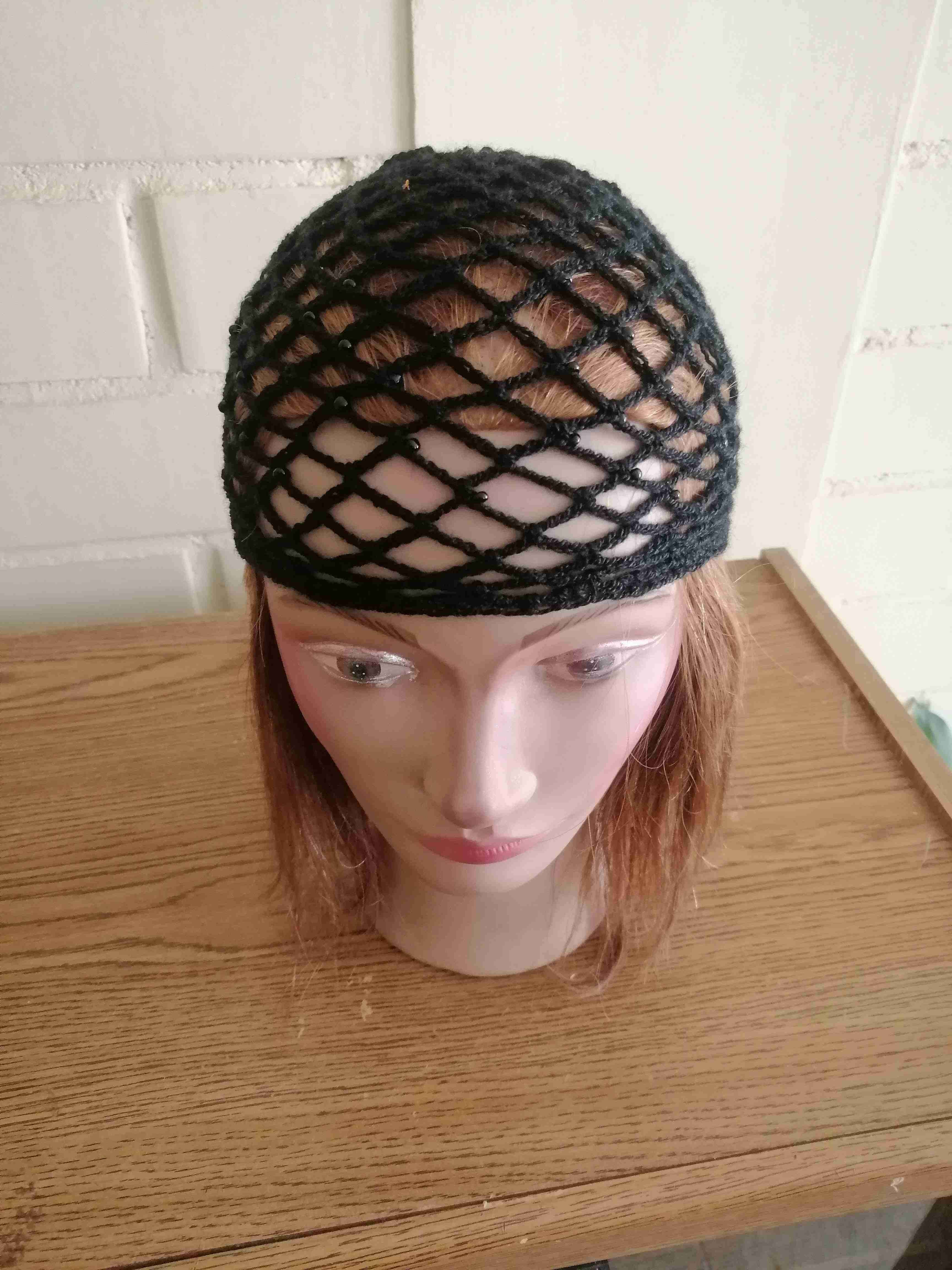 Gorro de malla negro