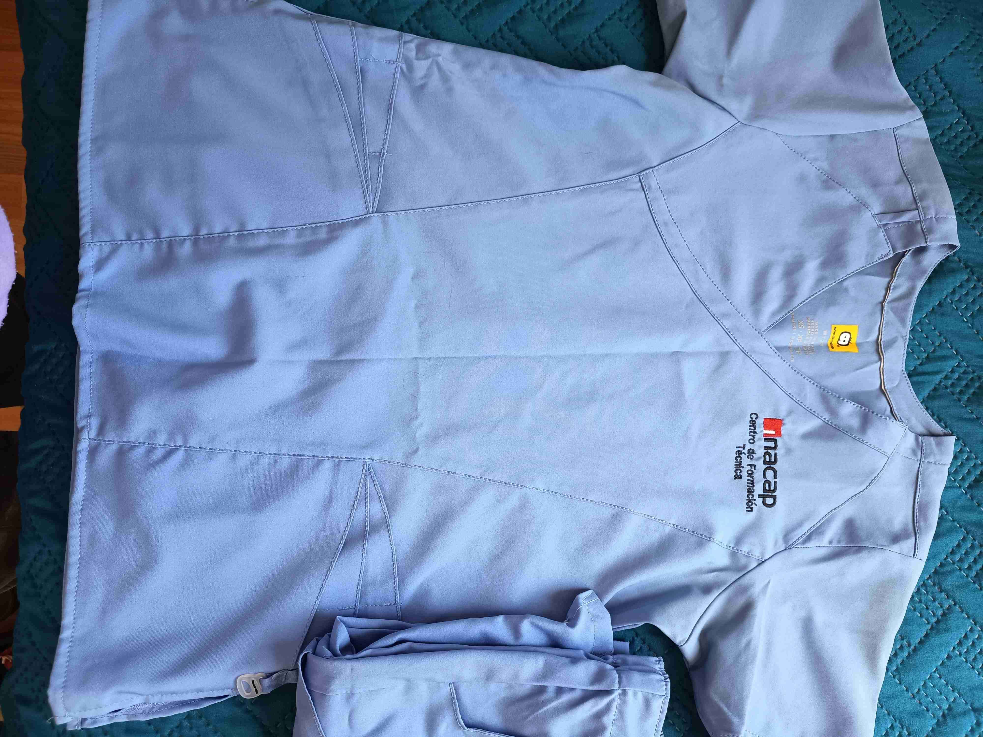 Uniforme médico azul