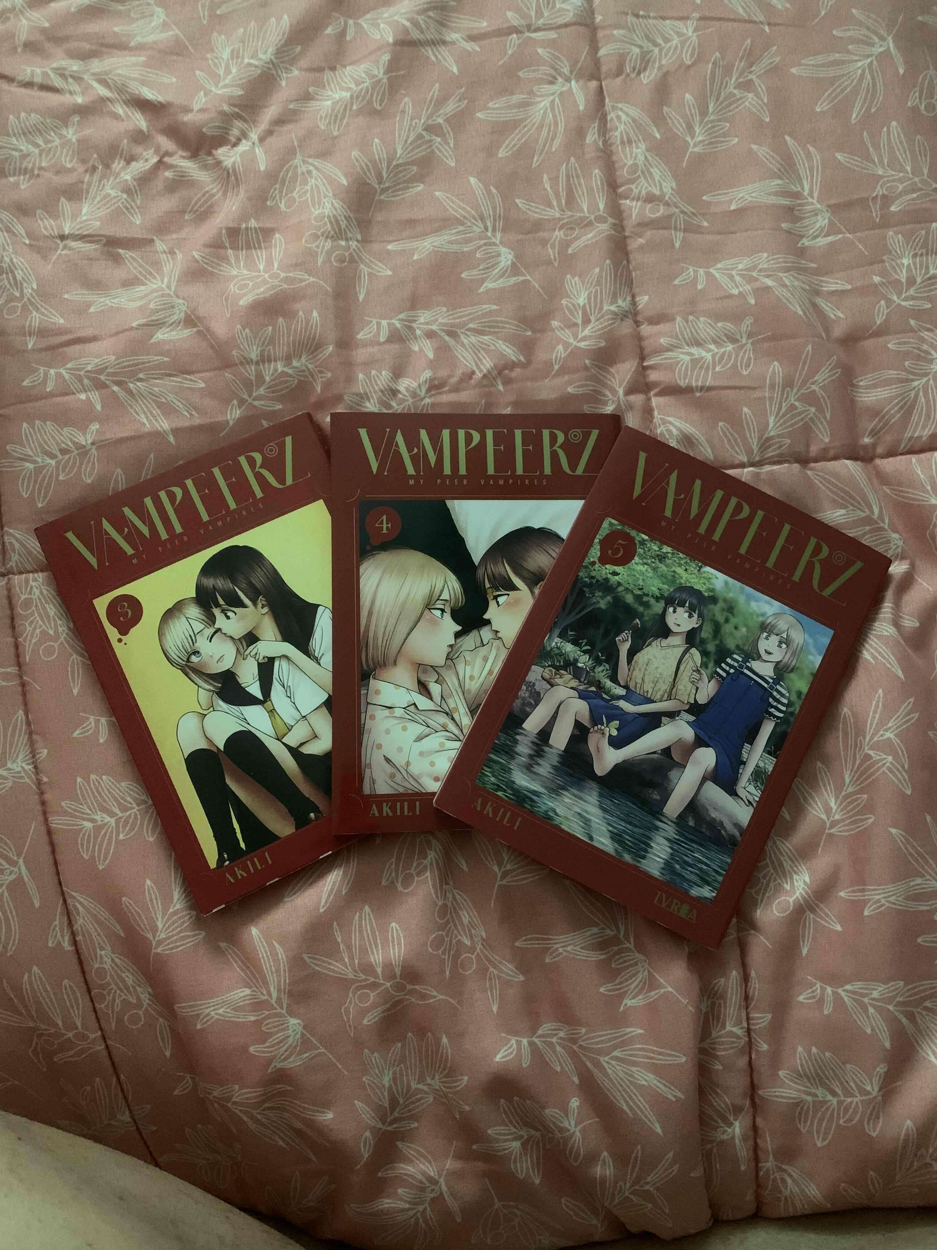 Tomo 3, 4 y 5 manga Vampeerz