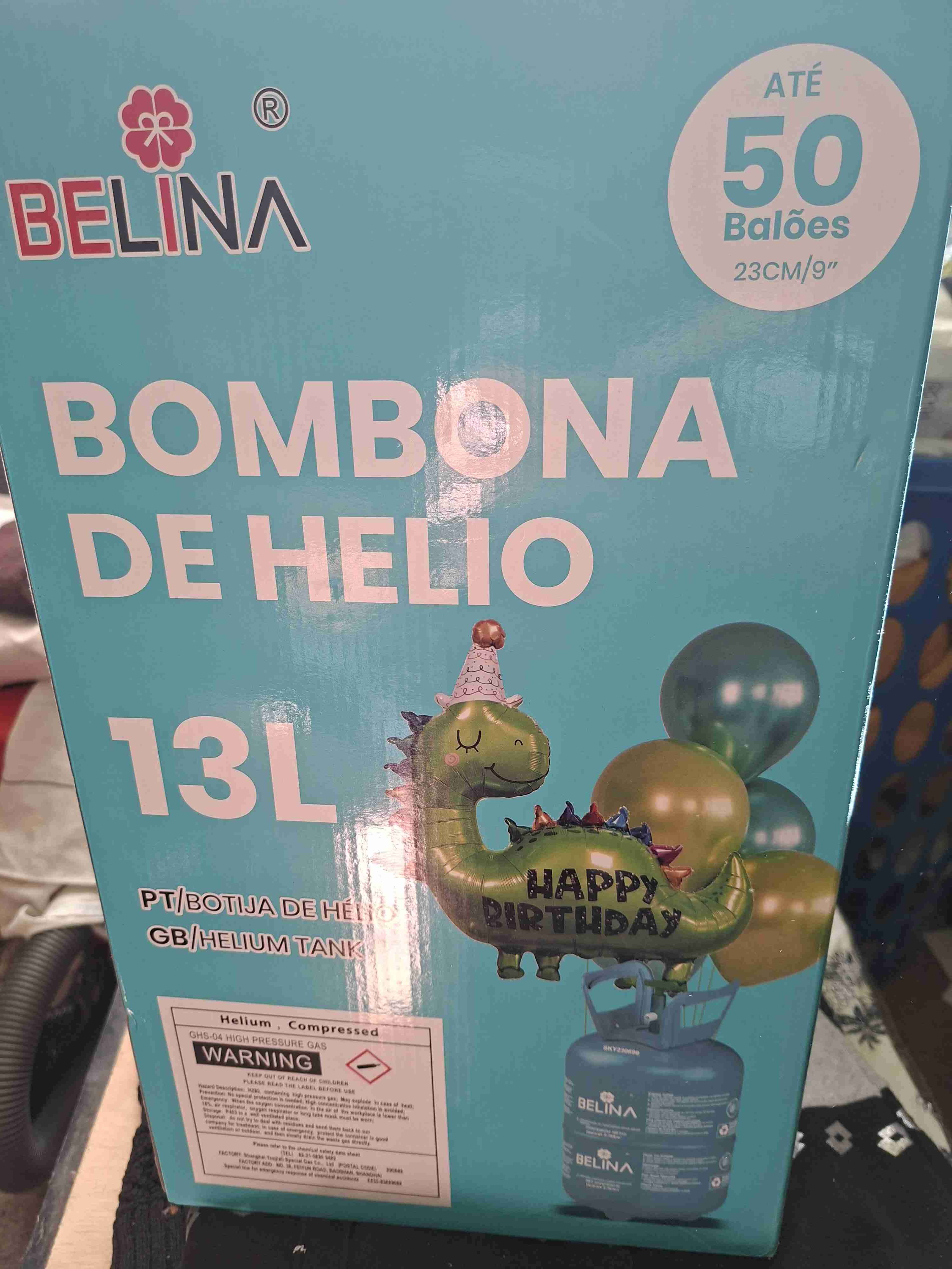 Bombona de helio de 13L