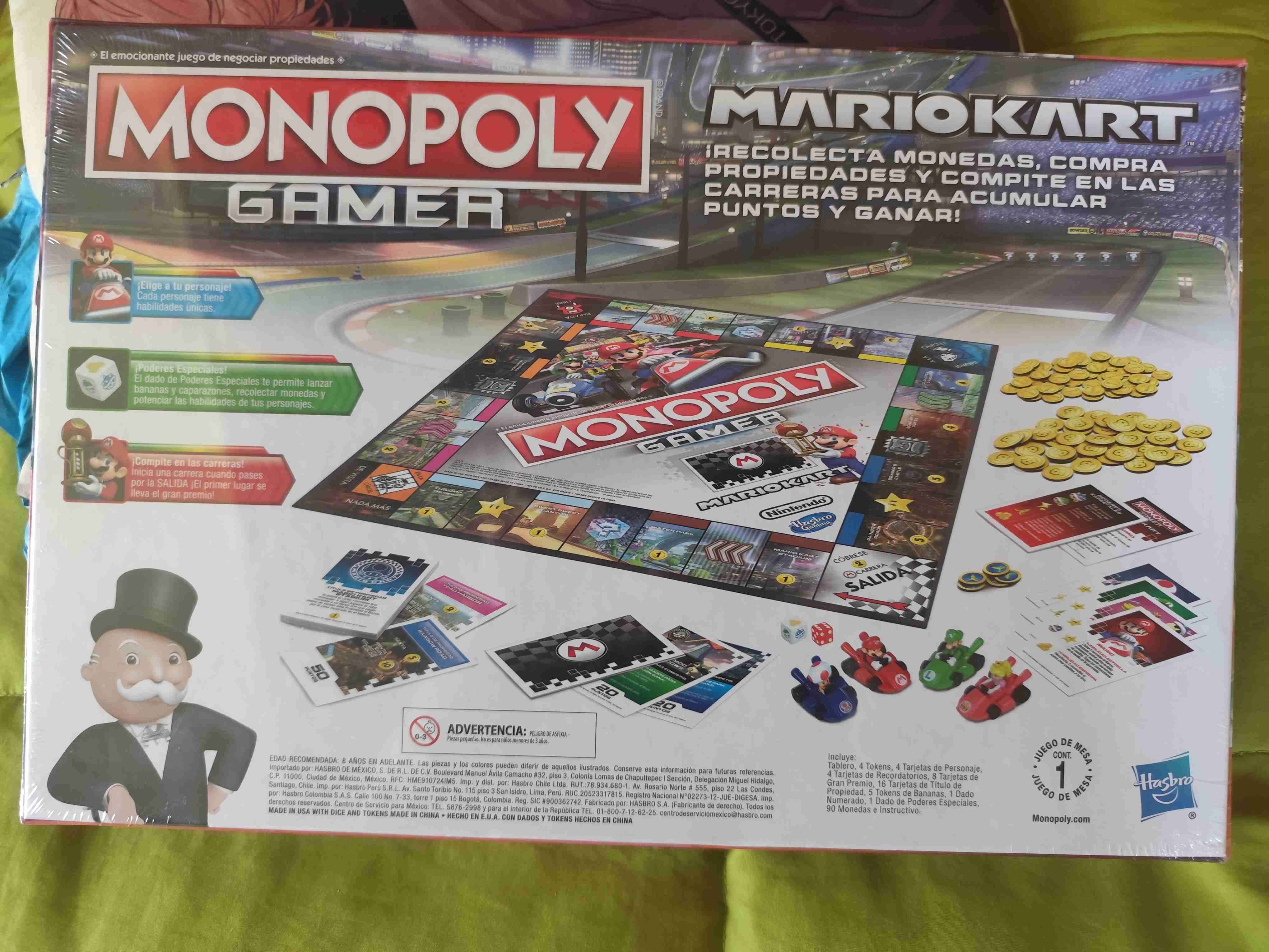 Juego Monopoly Gamer MarioKart - miniatura 2