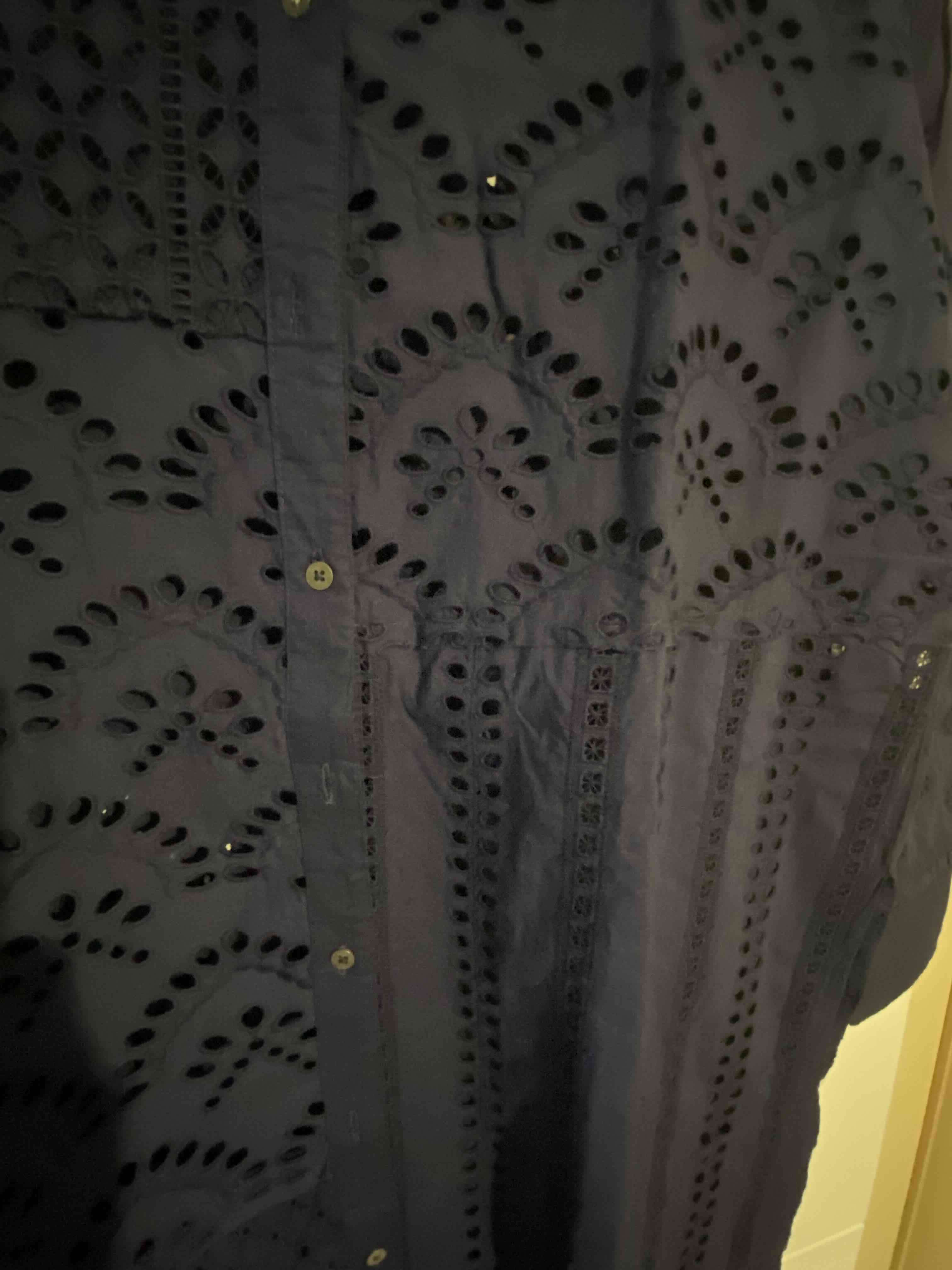 Vestido Azul  calado rapsodia - miniatura 3