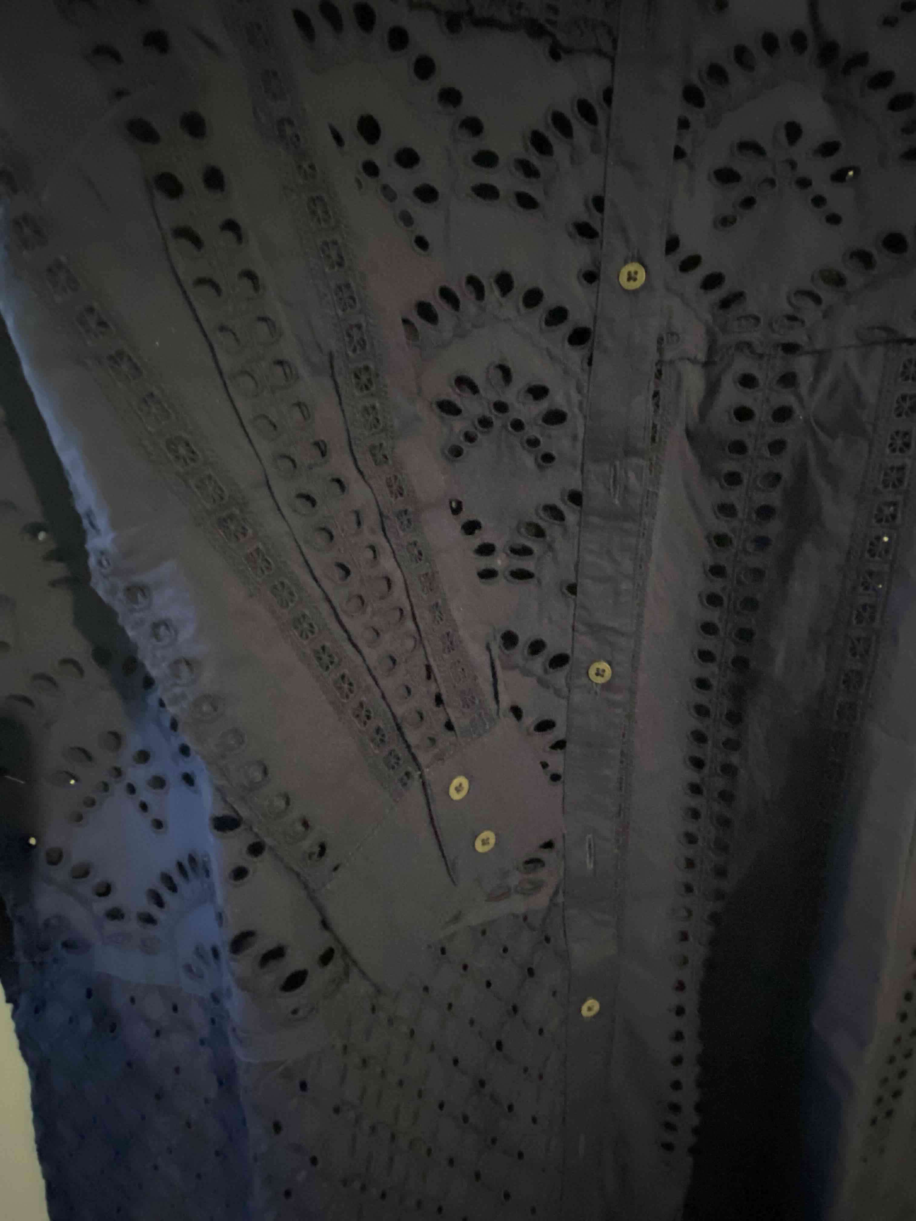 Vestido Azul  calado rapsodia - miniatura 4