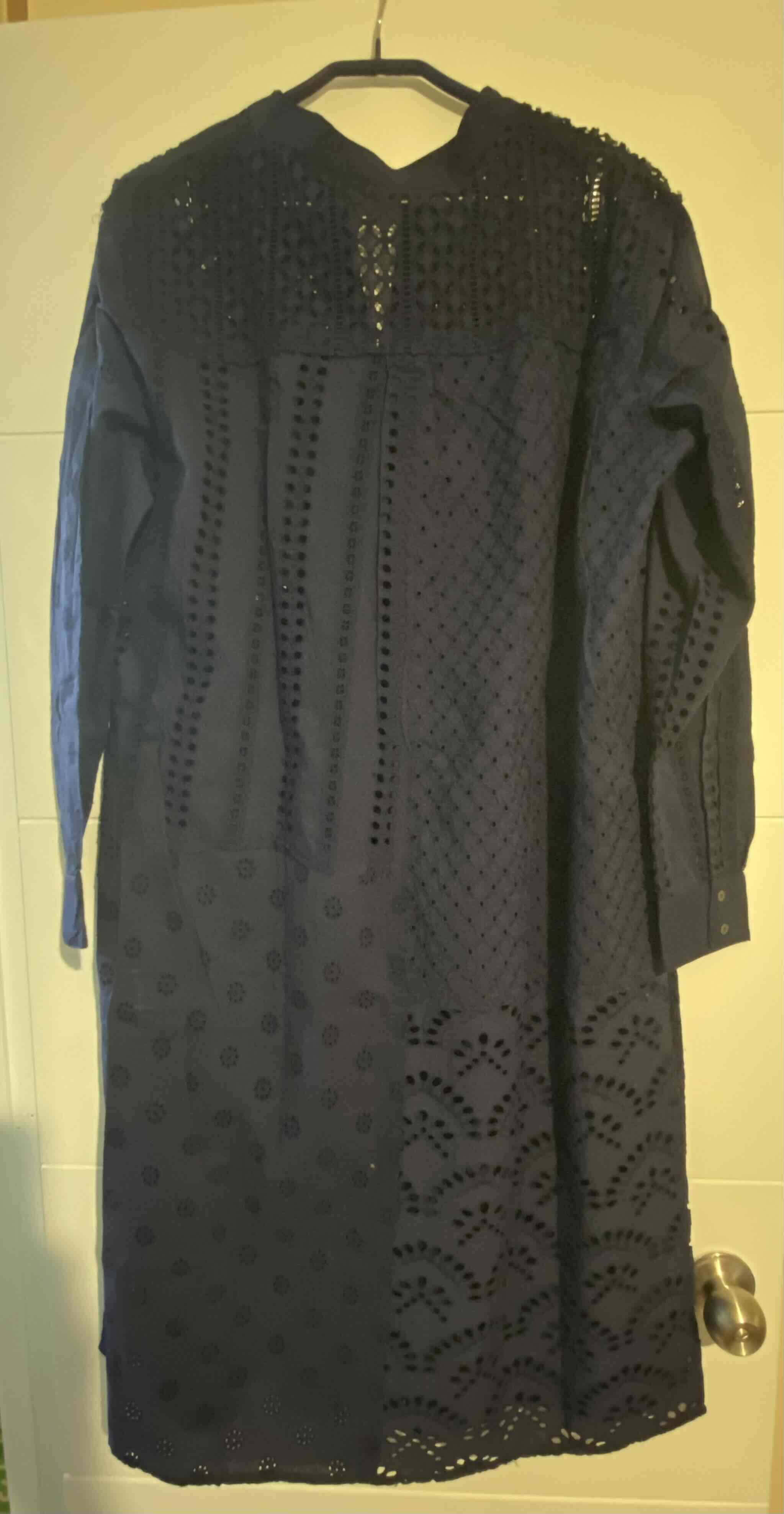 Vestido Azul  calado rapsodia - miniatura 5