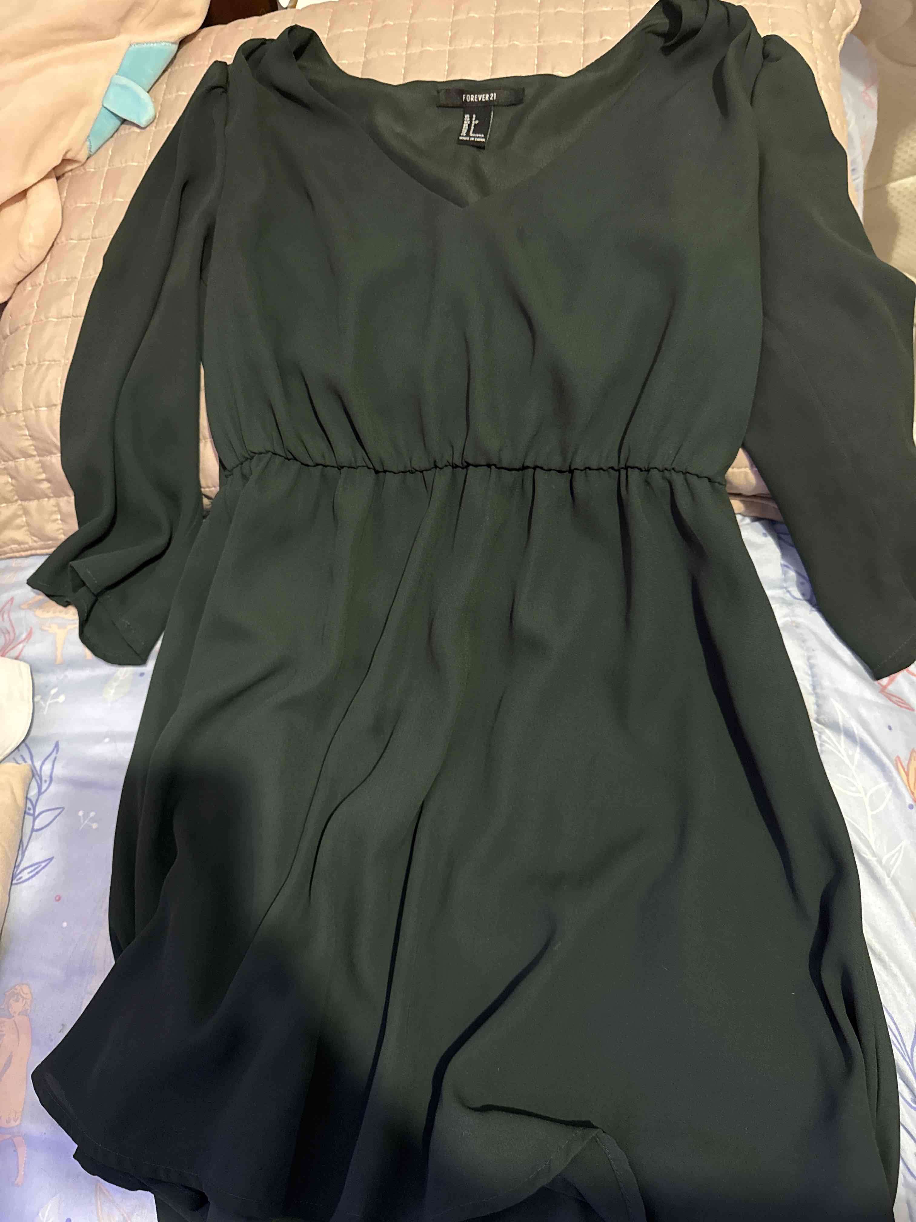 Vestido verde Forever 21
