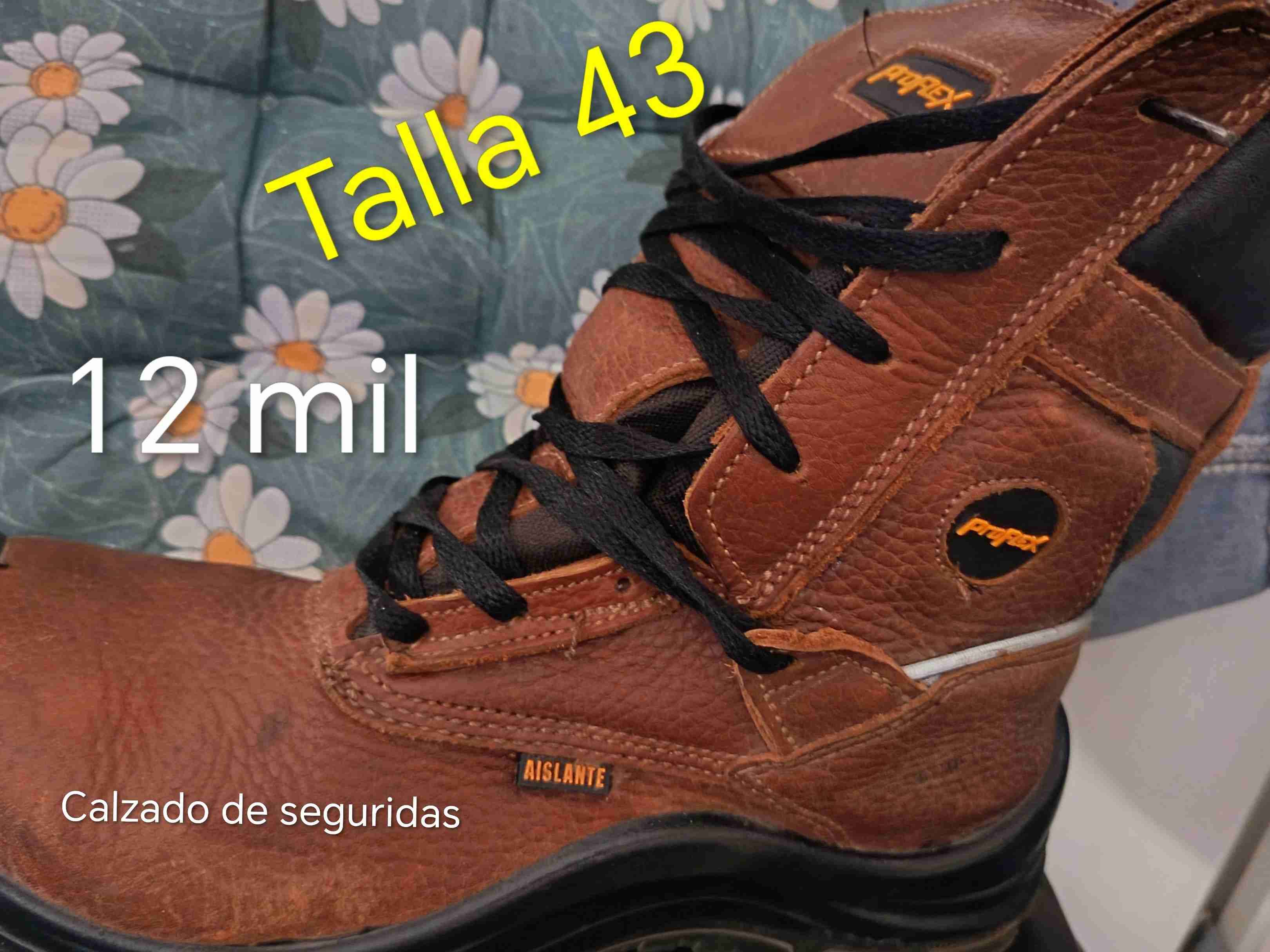 Botas de seguridad marrones