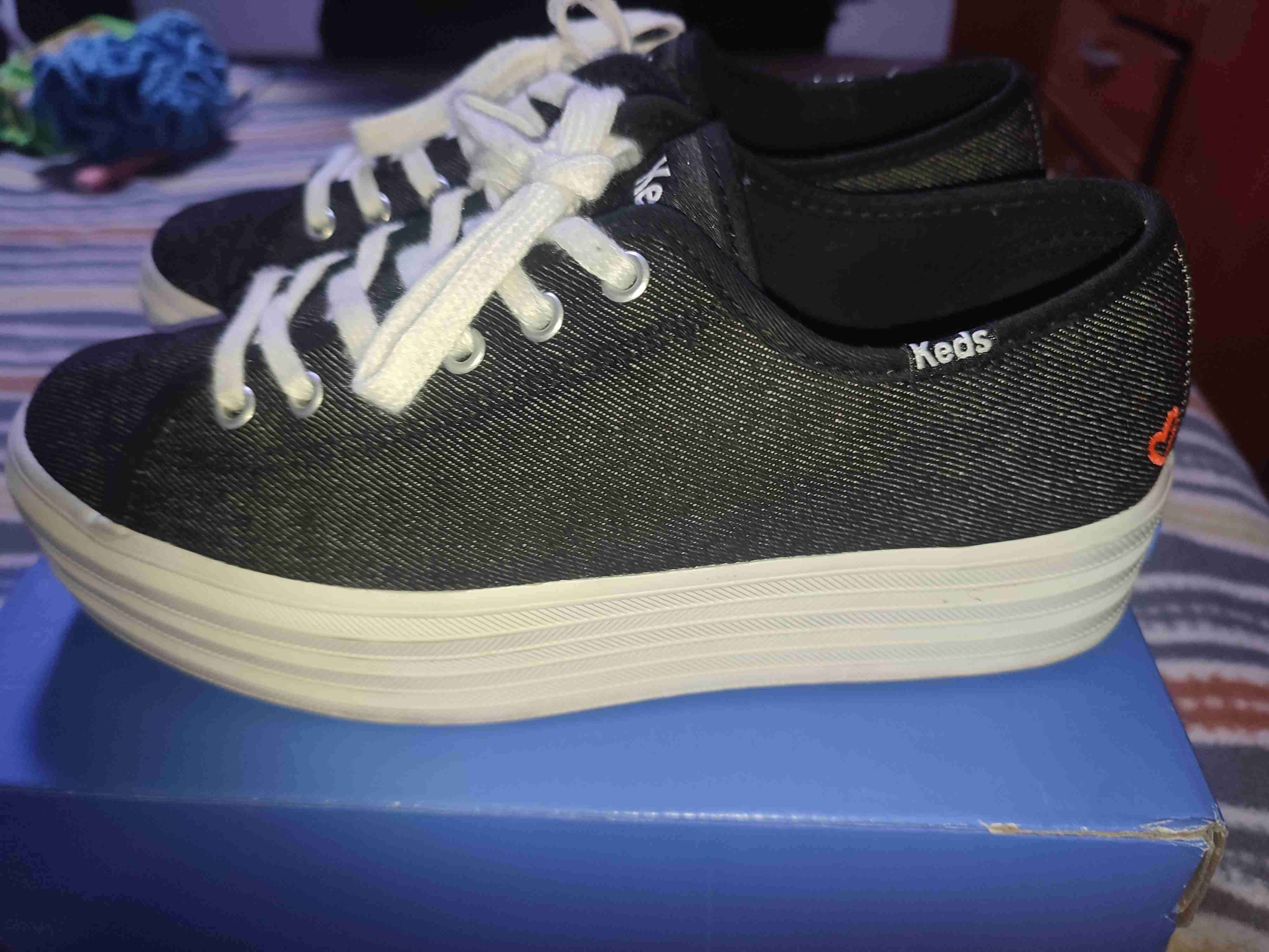 Zapatillas negras Keds con plataforma
