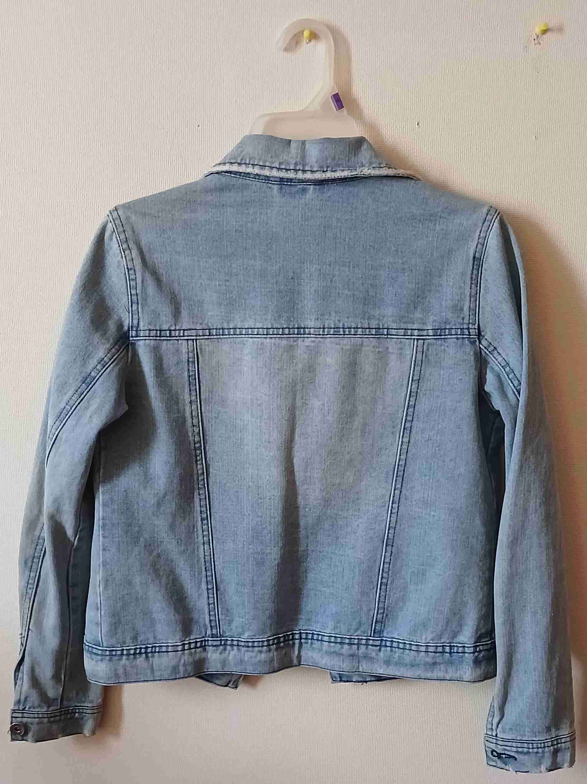 Chaqueta de mezclilla azul